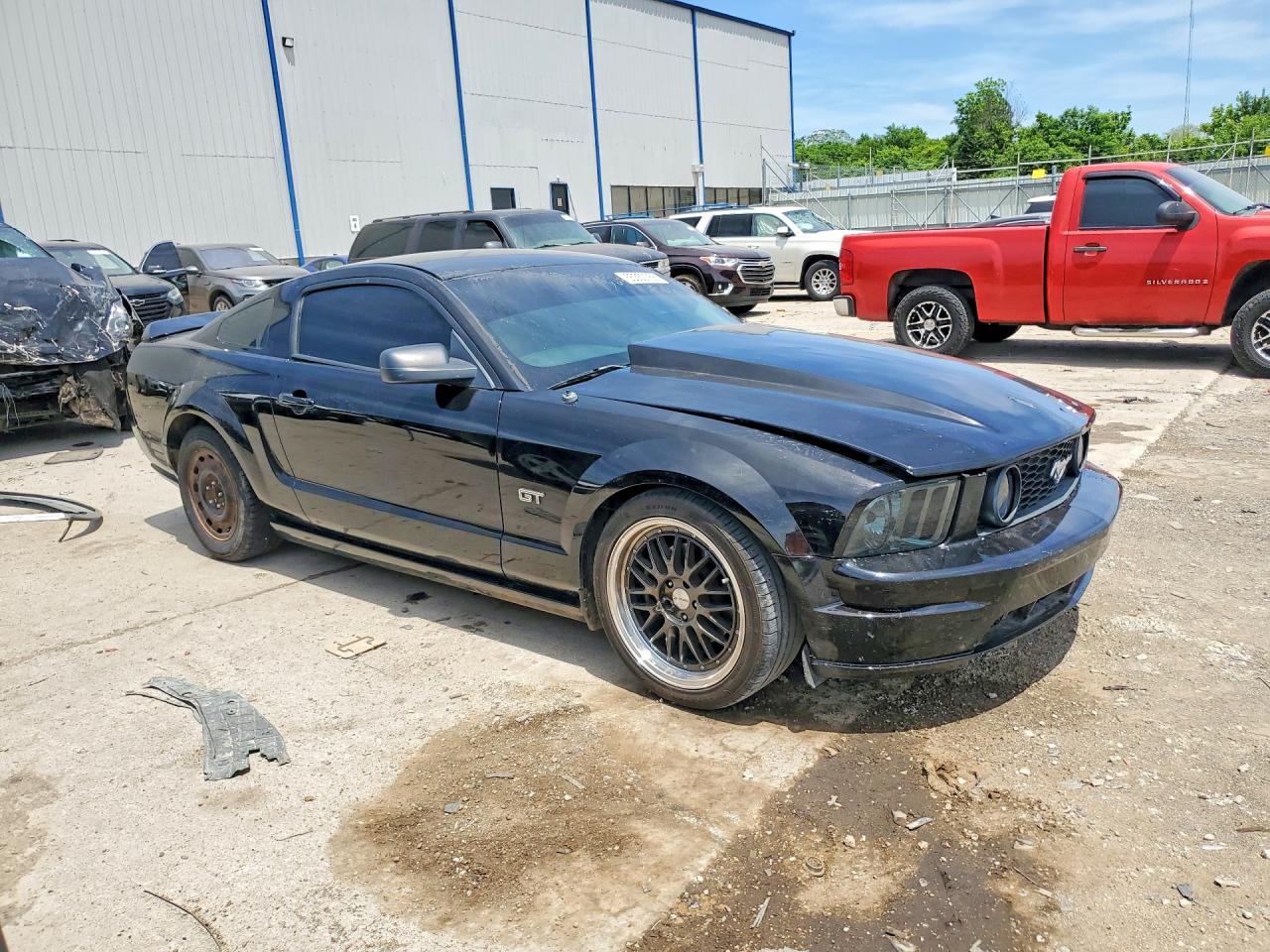 2005 Ford Mustang Gt Black vin: 1ZVHT82H655221900