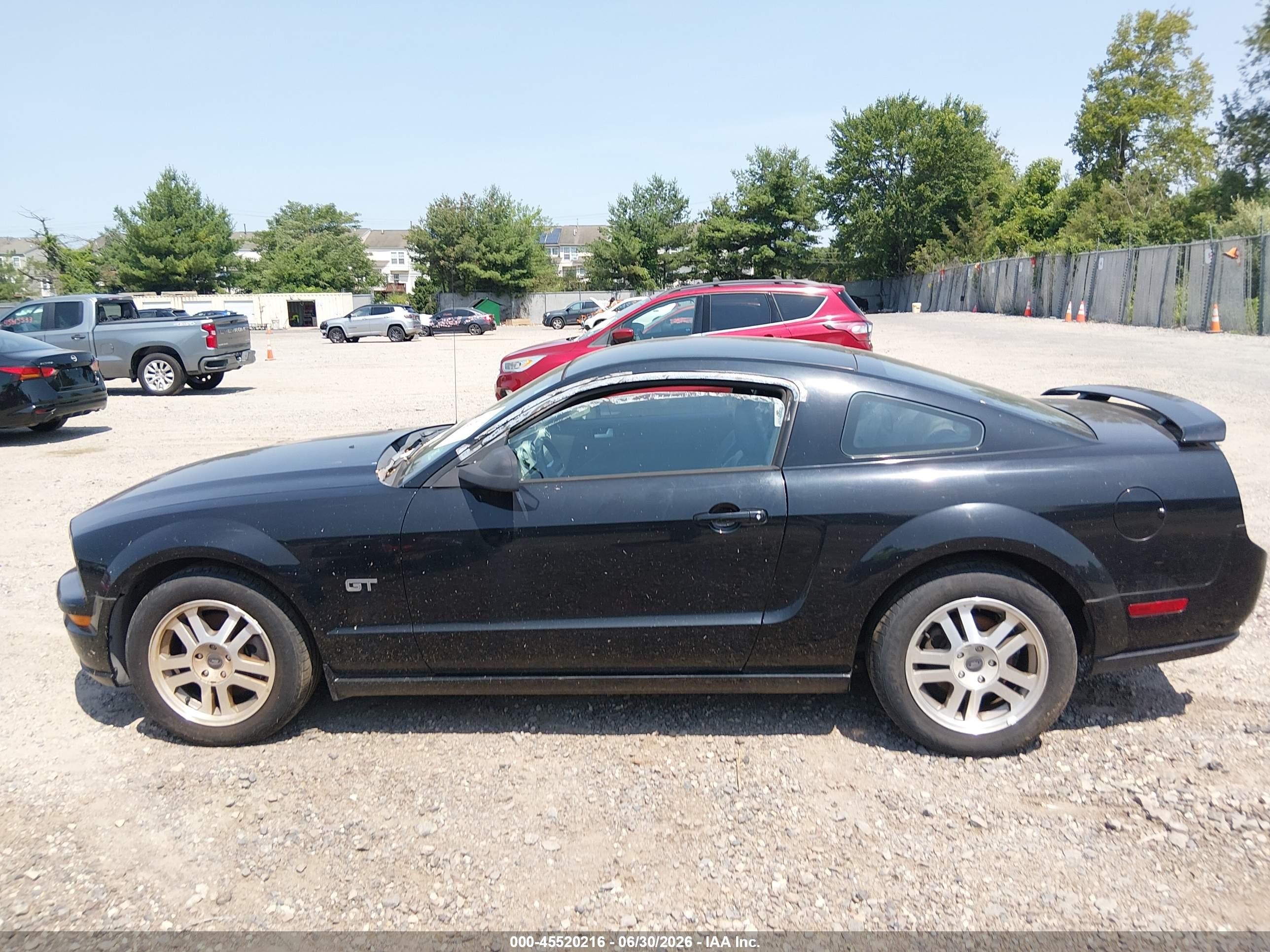 2006 Ford Mustang Gt Black vin: 1ZVHT82H665116064