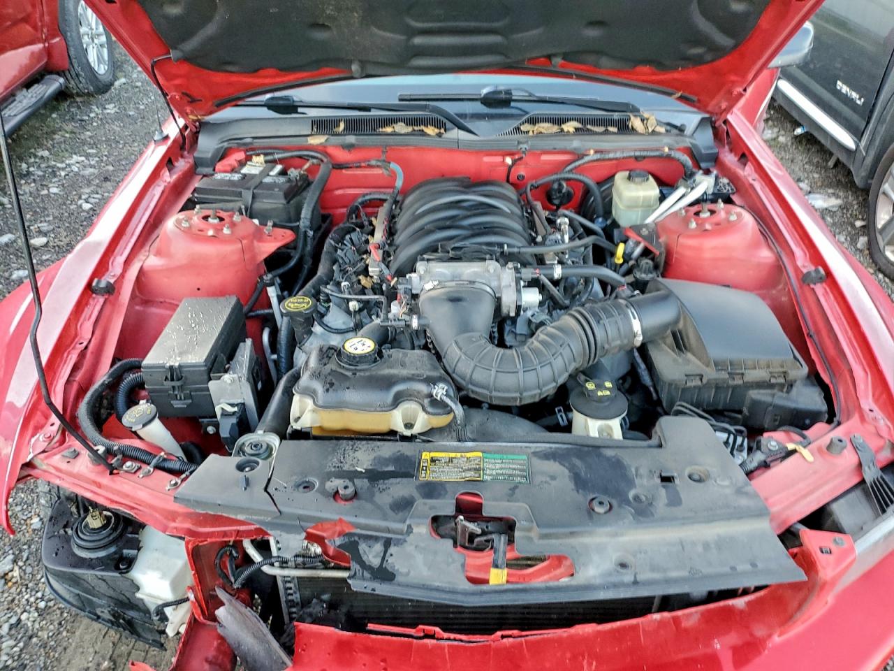 2006 Ford Mustang Gt Red vin: 1ZVHT82H665121751