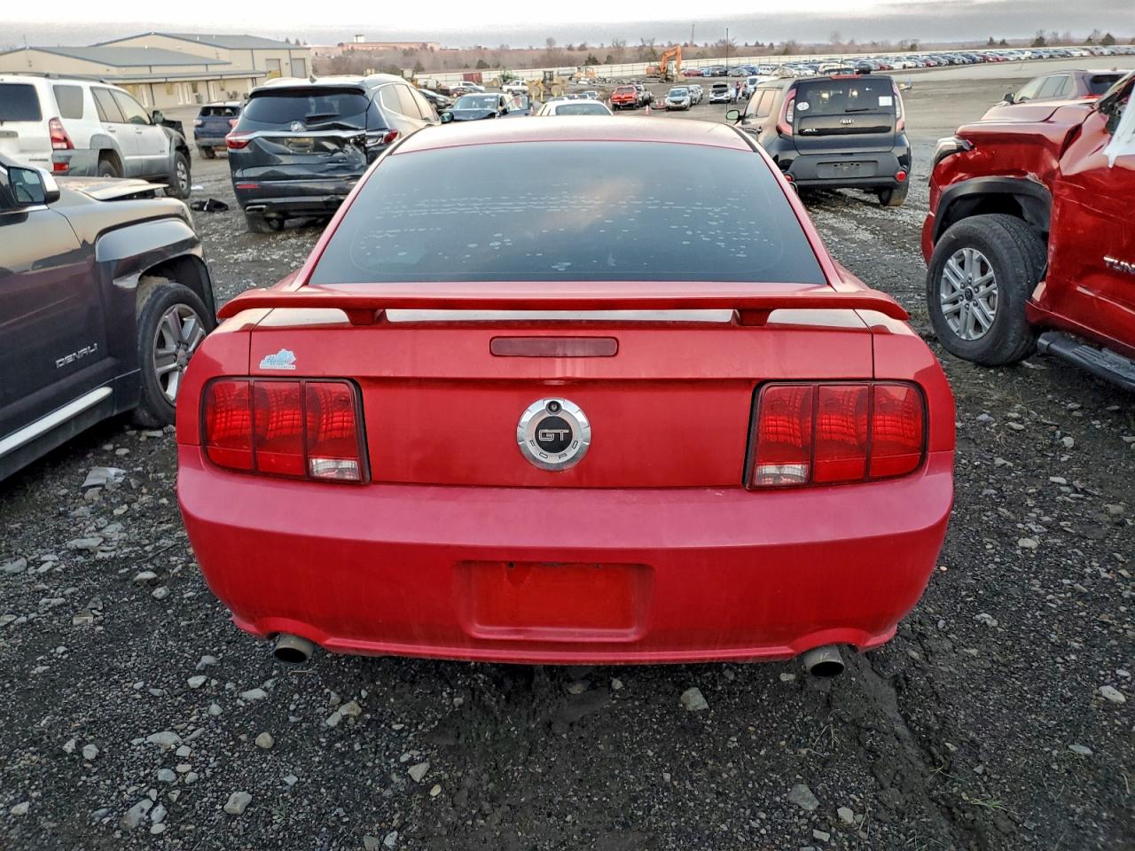 2006 Ford Mustang Gt Red vin: 1ZVHT82H665121751
