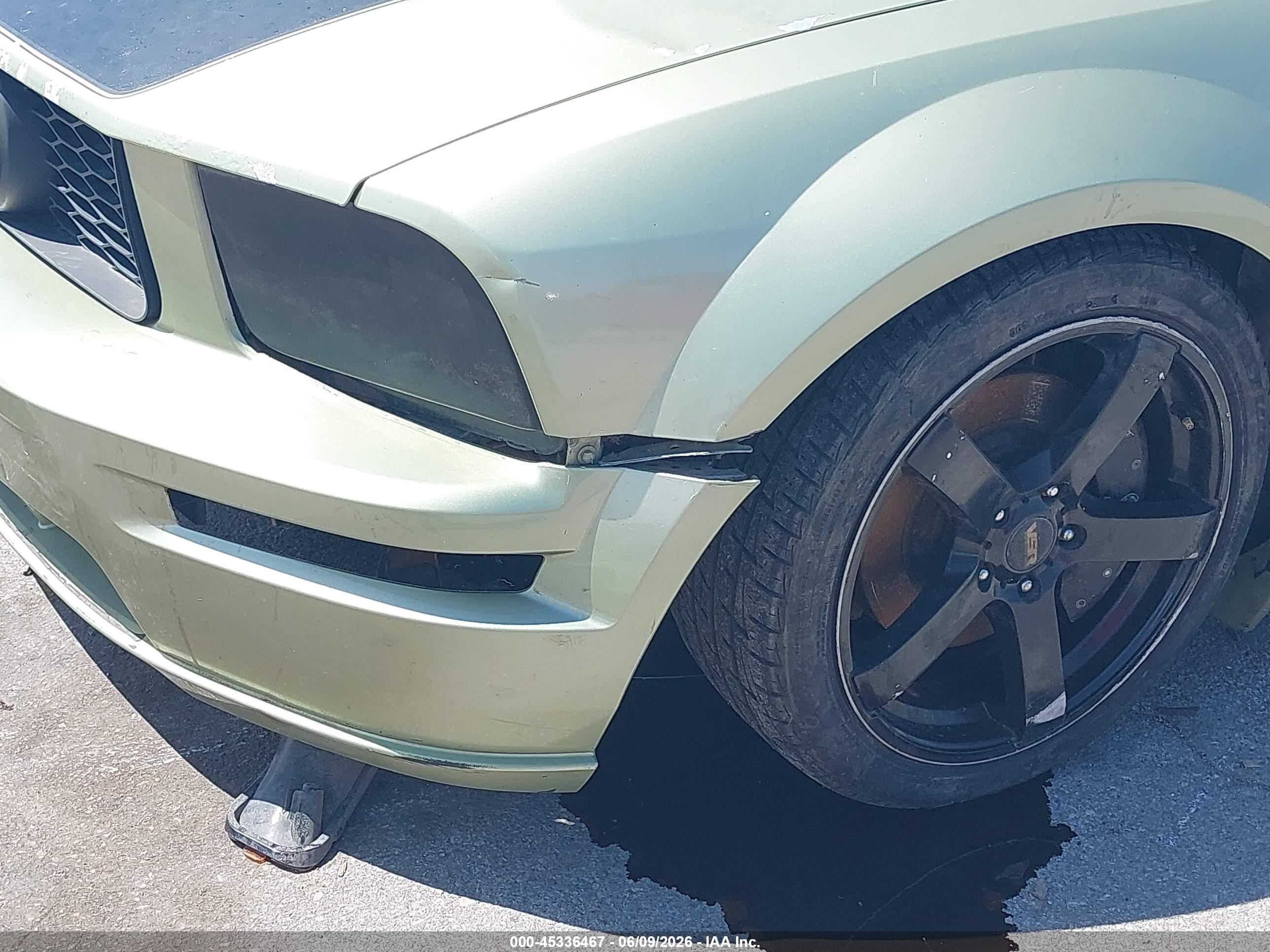 2006 Ford Mustang Gt Green vin: 1ZVHT82H665172599