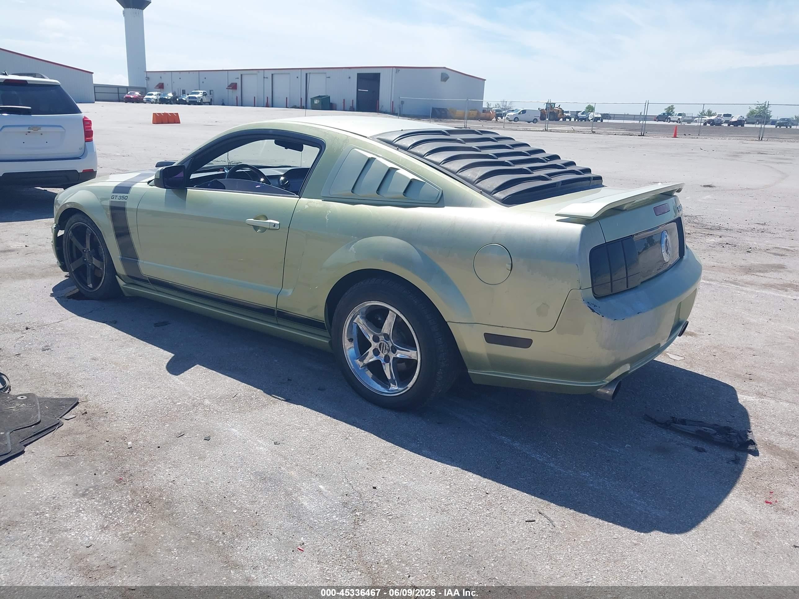 2006 Ford Mustang Gt Green vin: 1ZVHT82H665172599