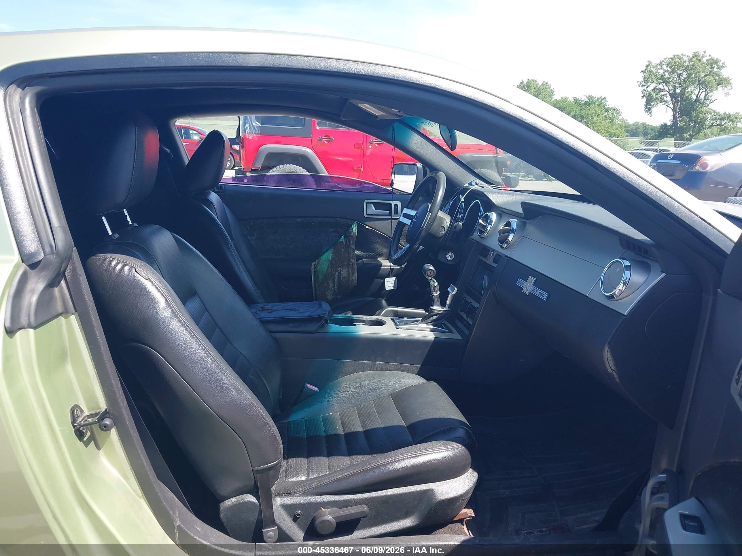 2006 Ford Mustang Gt Green vin: 1ZVHT82H665172599