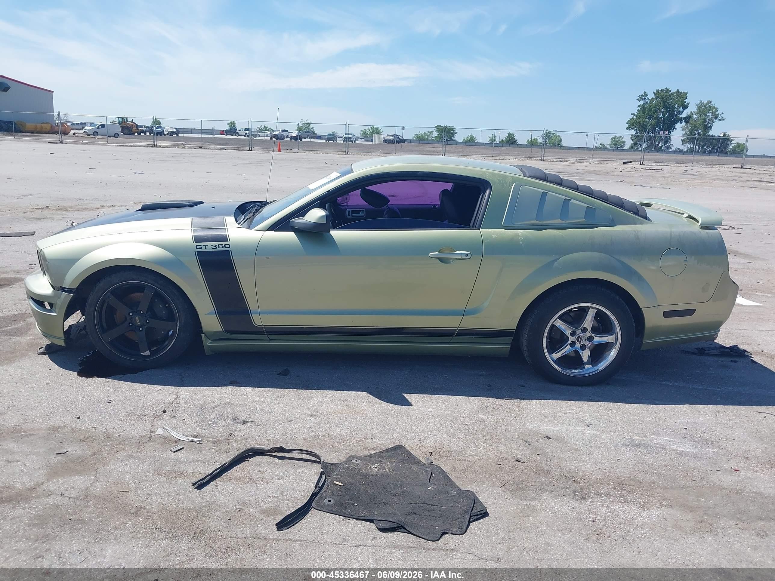 2006 Ford Mustang Gt Green vin: 1ZVHT82H665172599