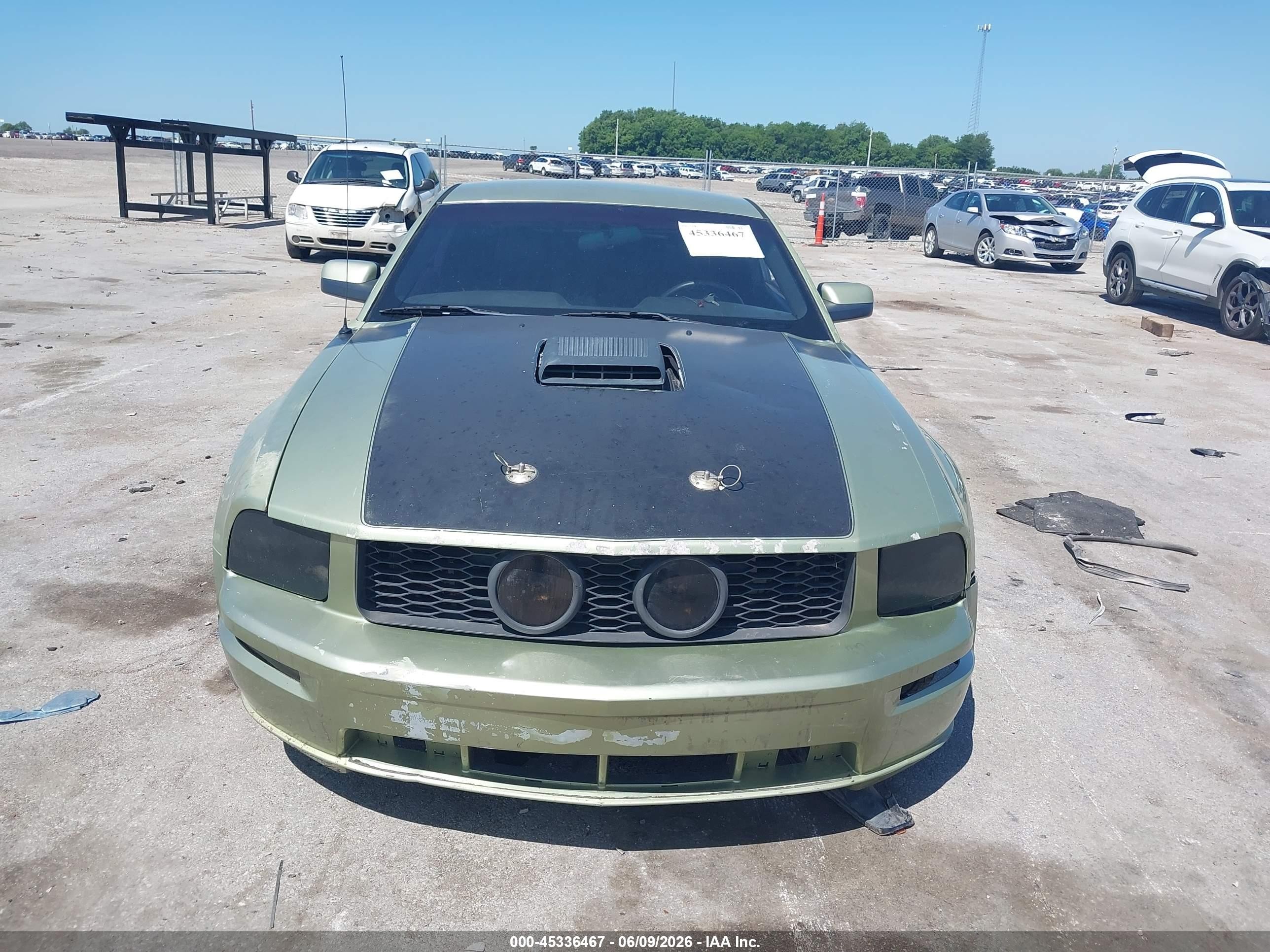 2006 Ford Mustang Gt Green vin: 1ZVHT82H665172599
