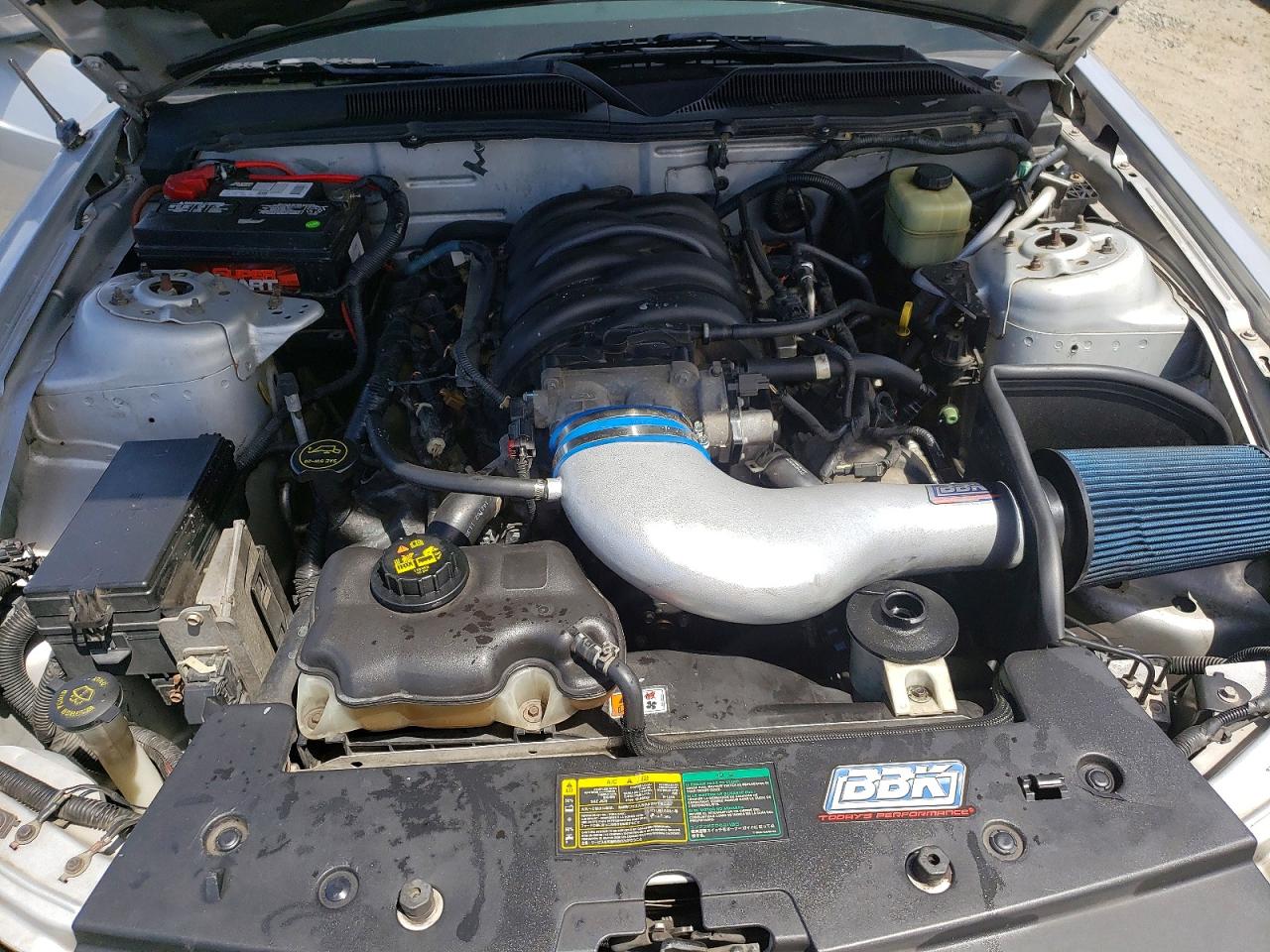 2006 Ford Mustang Gt Silver vin: 1ZVHT82H665188236