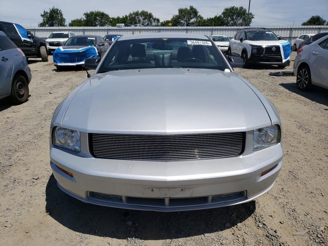 2006 Ford Mustang Gt Silver vin: 1ZVHT82H665188236