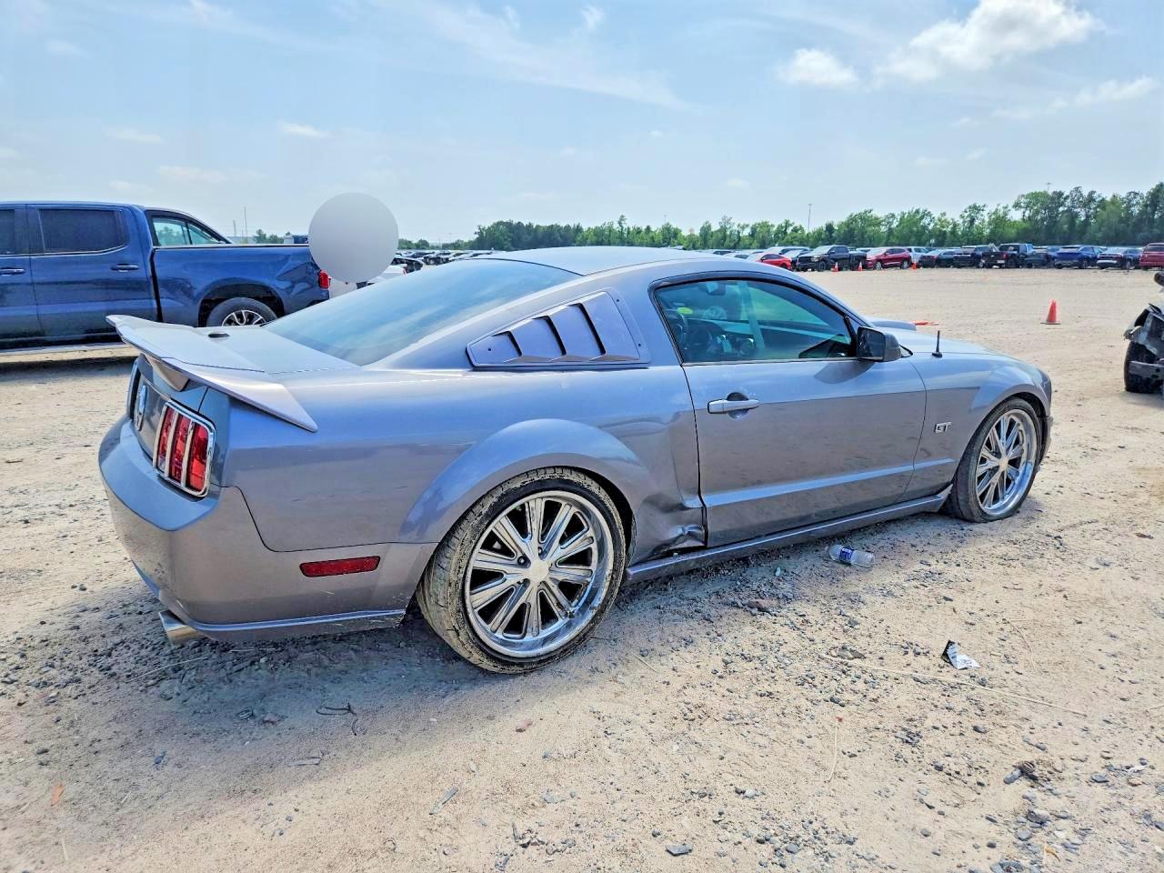 2007 Ford Mustang Gt Gray vin: 1ZVHT82H675258898