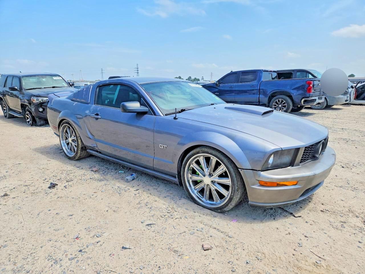 2007 Ford Mustang Gt Gray vin: 1ZVHT82H675258898