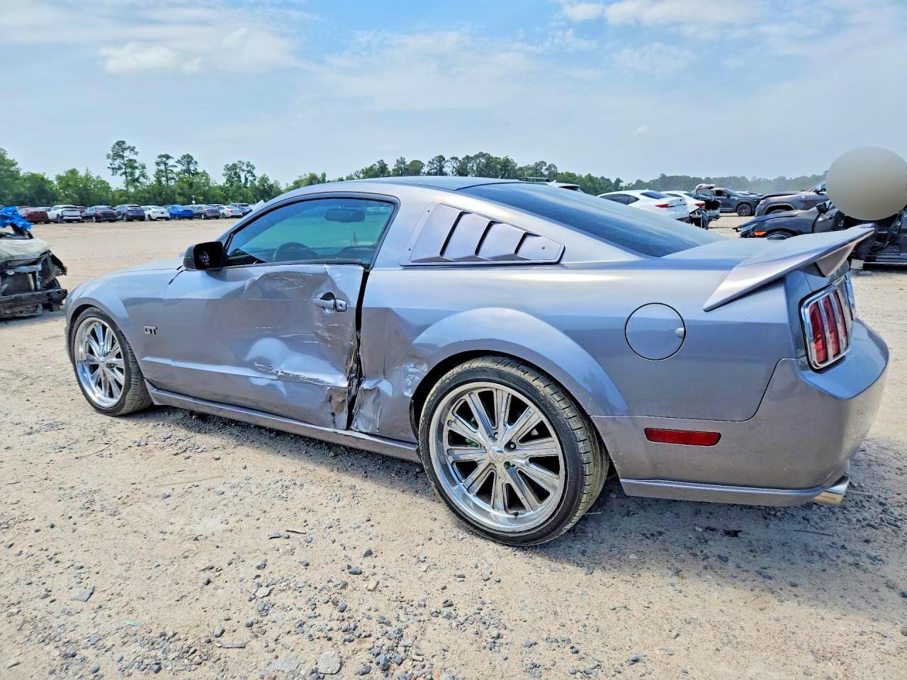 2007 Ford Mustang Gt Gray vin: 1ZVHT82H675258898
