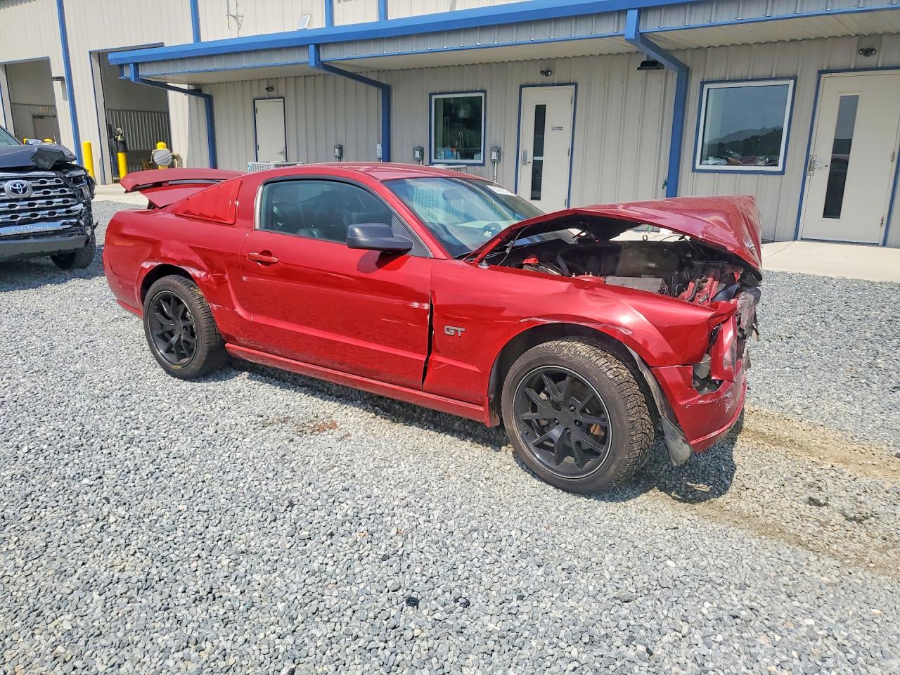 2008 Ford Mustang Gt Red vin: 1ZVHT82H685141548