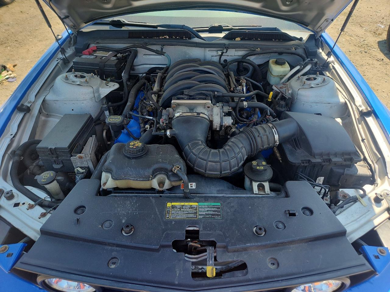 2005 Ford Mustang Gt Blue vin: 1ZVHT82H755141912