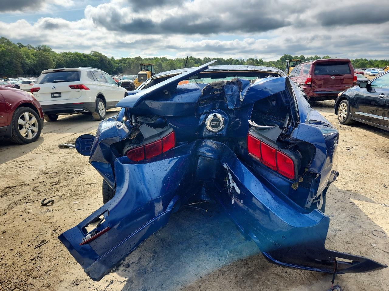 2006 Ford Mustang Gt Blue vin: 1ZVHT82H765165287