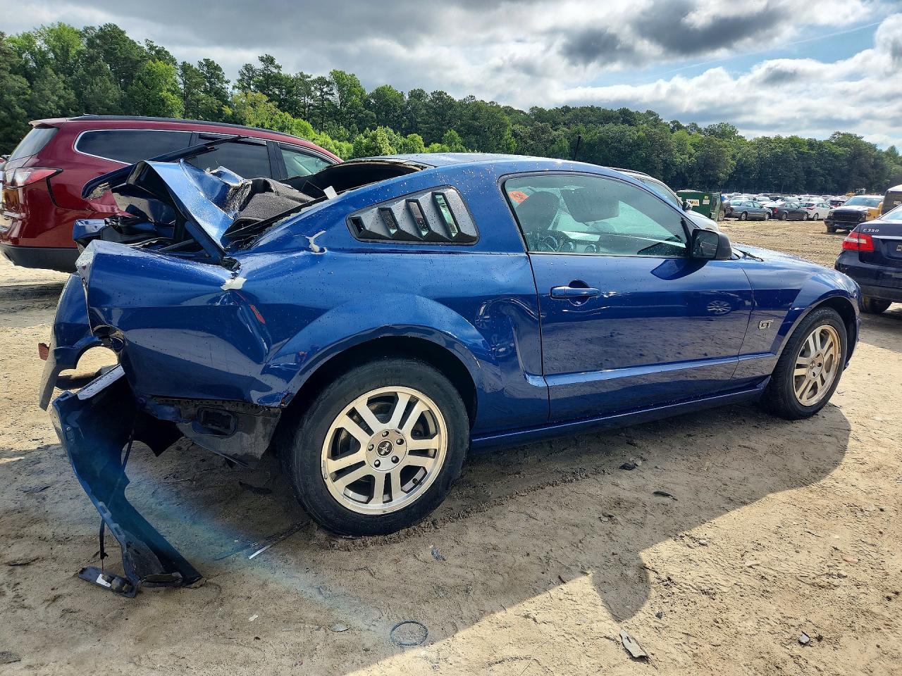 2006 Ford Mustang Gt Blue vin: 1ZVHT82H765165287
