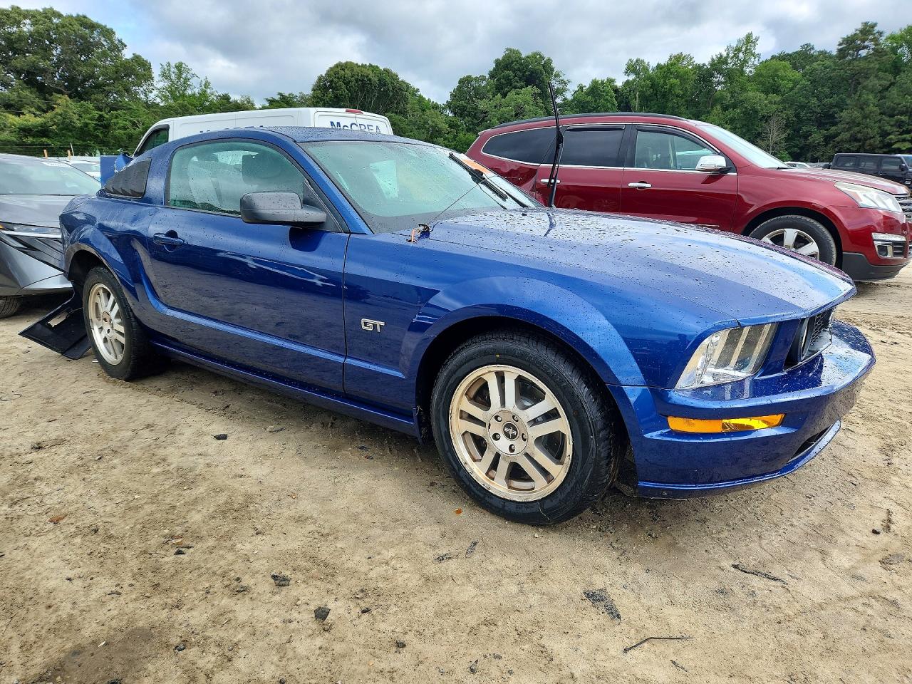 2006 Ford Mustang Gt Blue vin: 1ZVHT82H765165287
