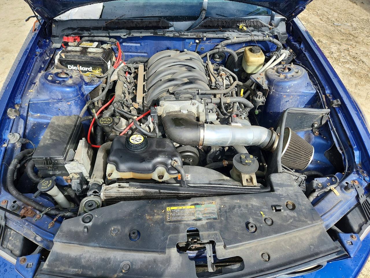 2006 Ford Mustang Gt Blue vin: 1ZVHT82H765165287