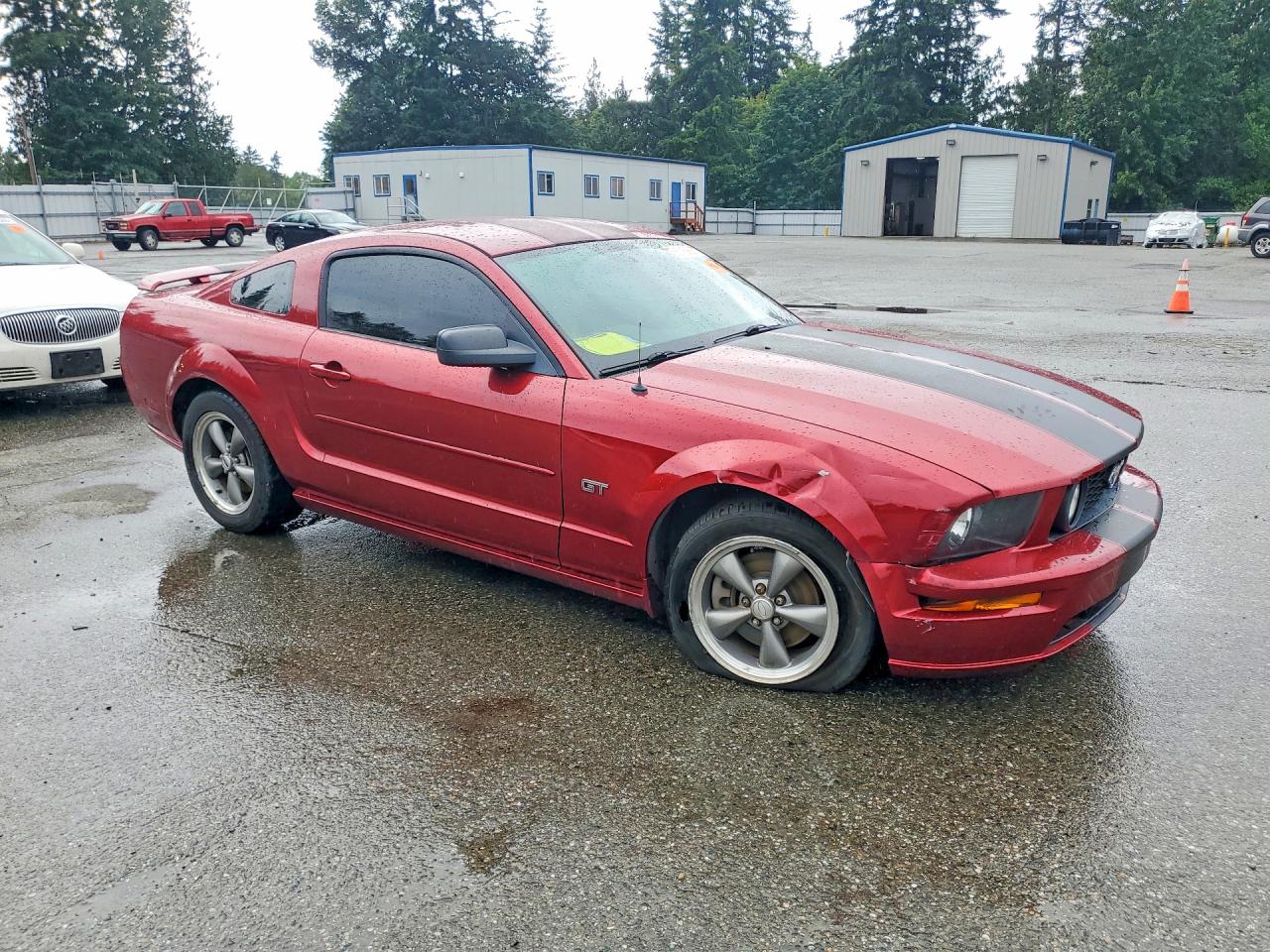 2006 Ford Mustang Gt Red vin: 1ZVHT82H765198595