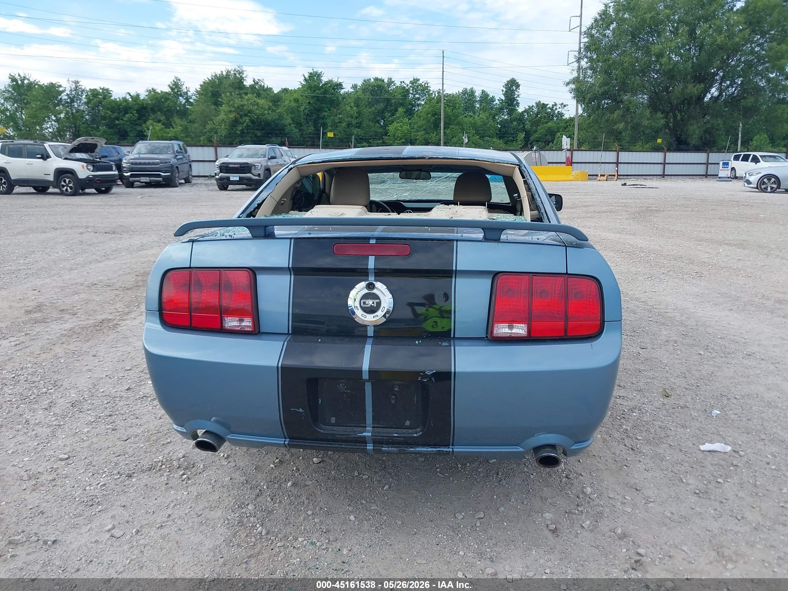 2007 Ford Mustang Gt Deluxe/gt Premium Blue vin: 1ZVHT82H775223240