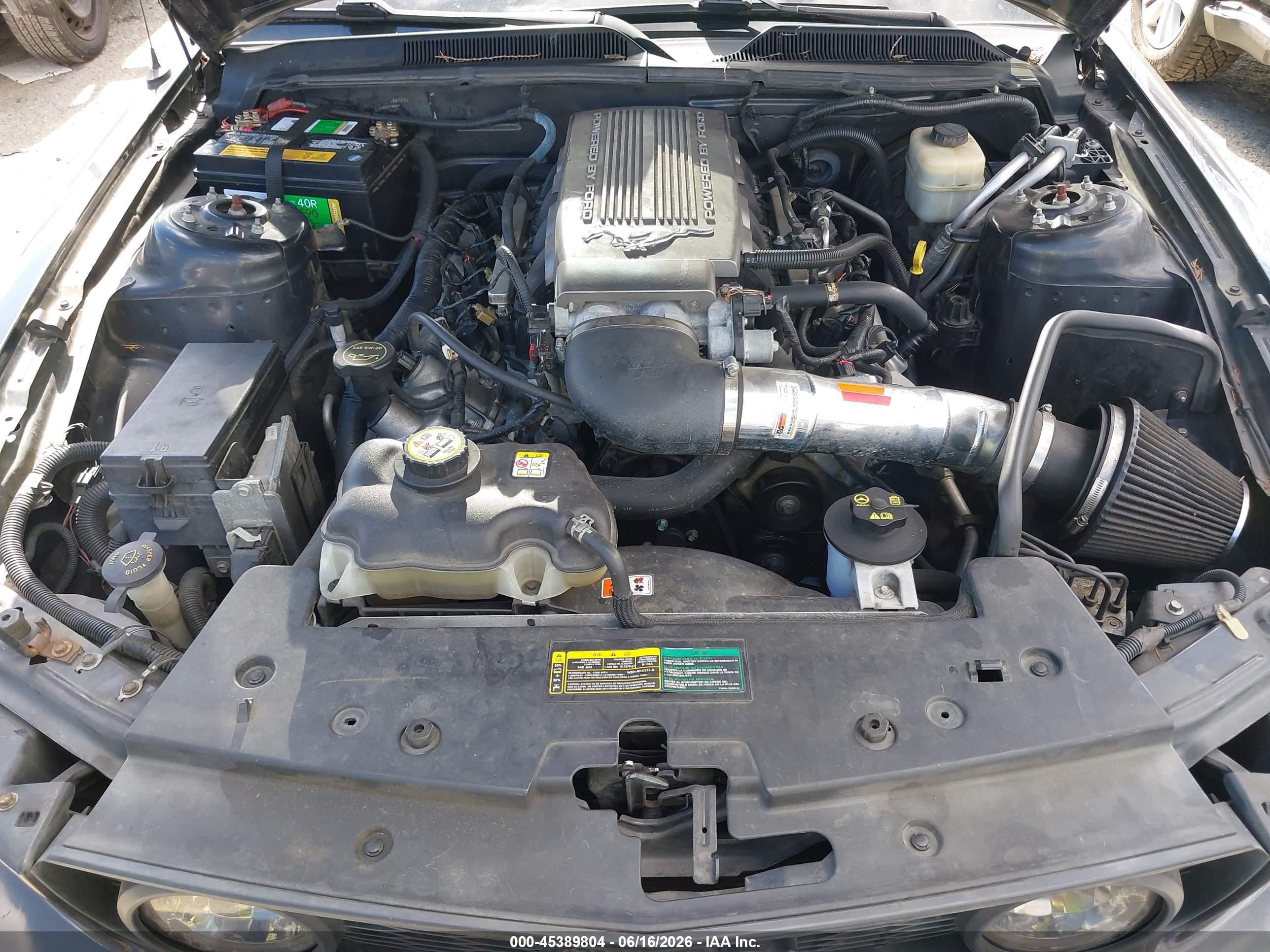 2007 Ford Mustang Gt Deluxe/gt Premium Gray vin: 1ZVHT82H775238174