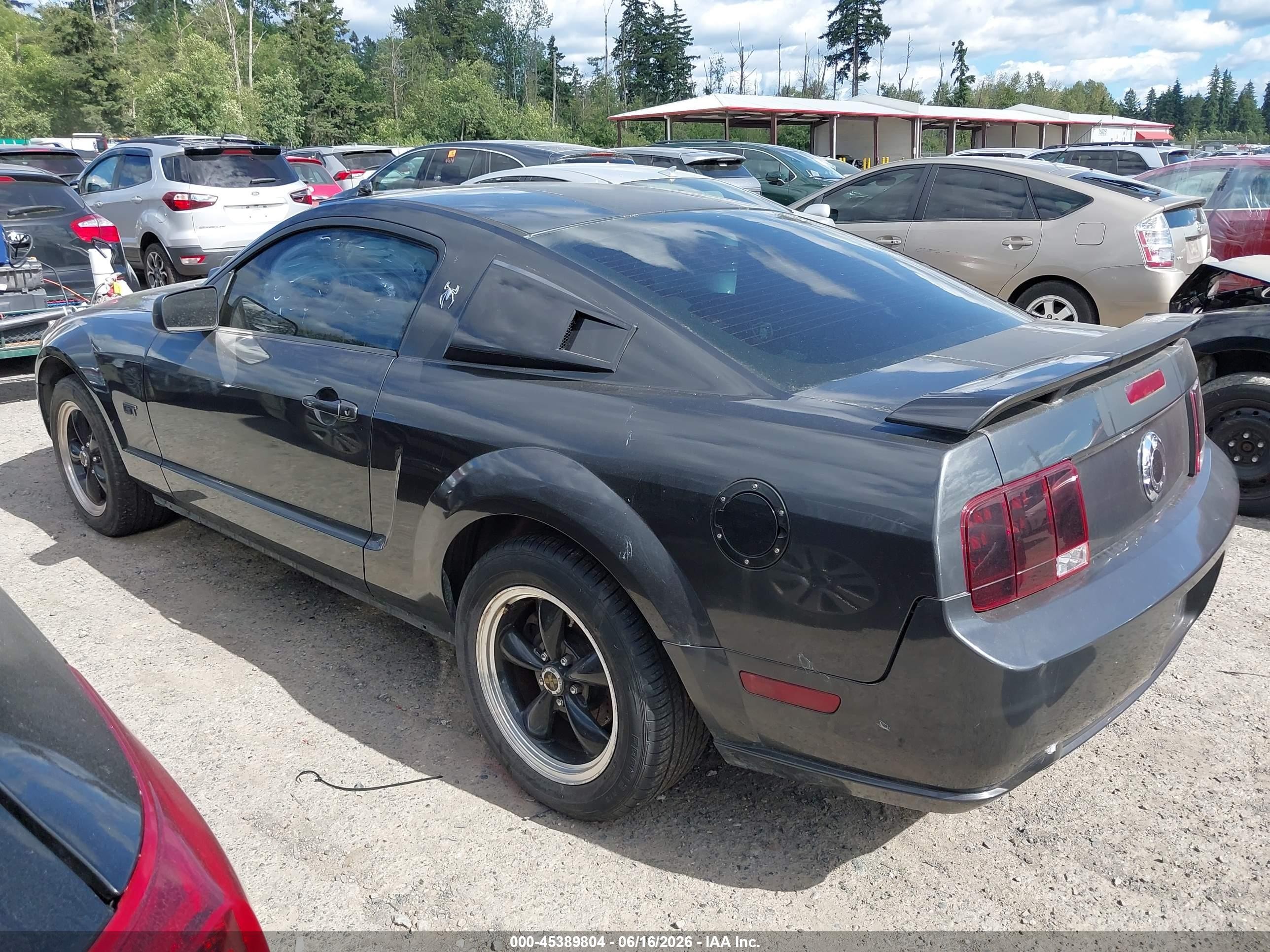 2007 Ford Mustang Gt Deluxe/gt Premium Gray vin: 1ZVHT82H775238174