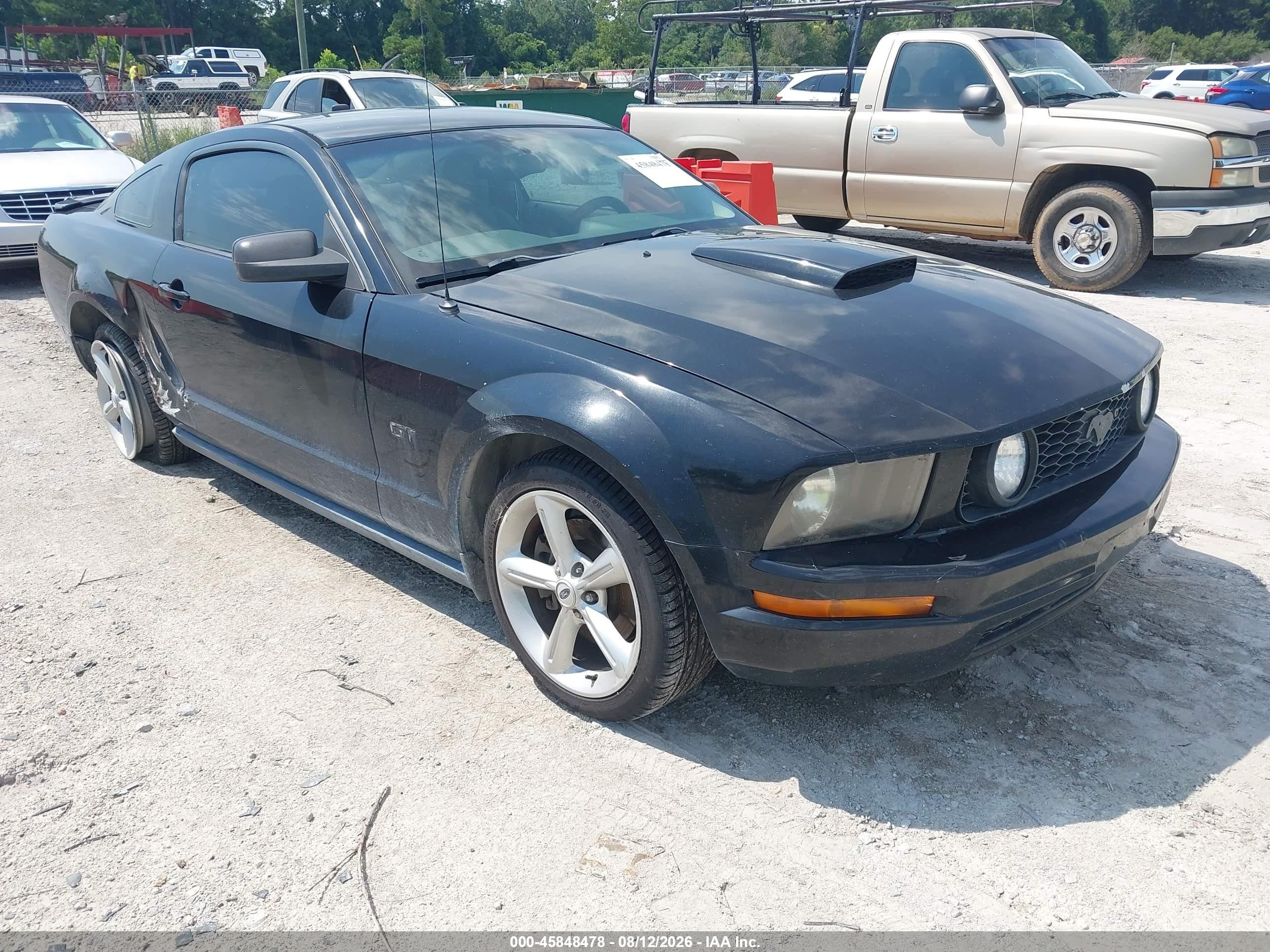 2007 Ford Mustang Gt Deluxe/gt Premium Черный vin: 1ZVHT82H775247912