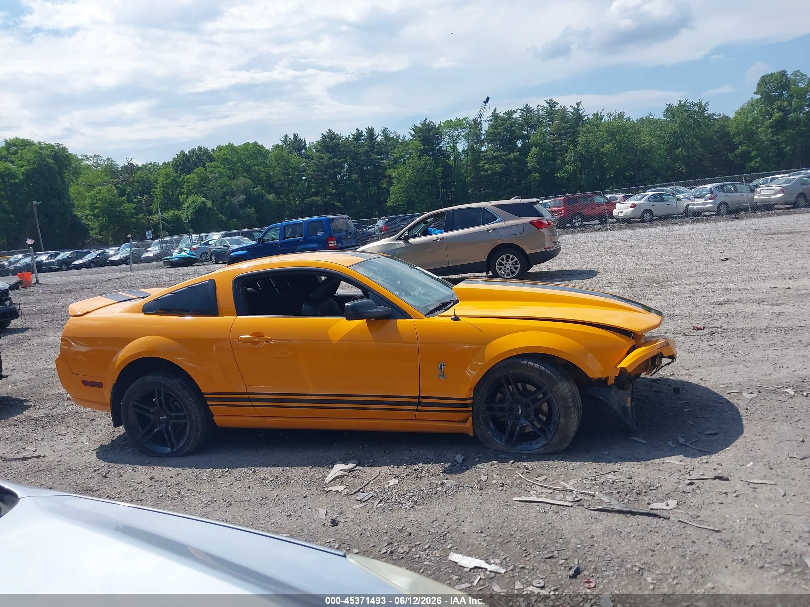 2007 Ford Mustang Gt Deluxe/gt Premium Yellow vin: 1ZVHT82H775268193