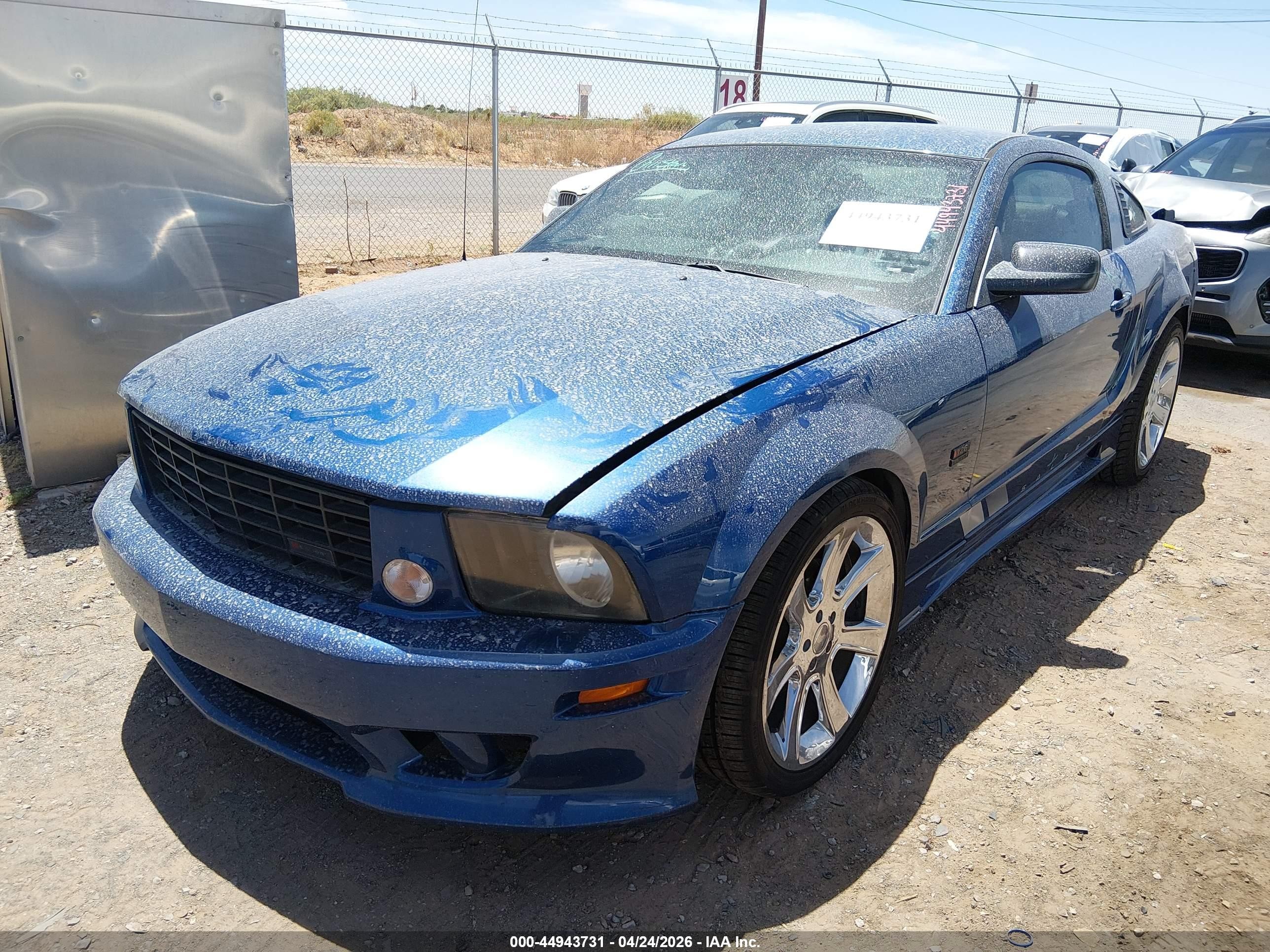 2008 Ford Mustang Gt Deluxe/gt Premium Blue vin: 1ZVHT82H785103813