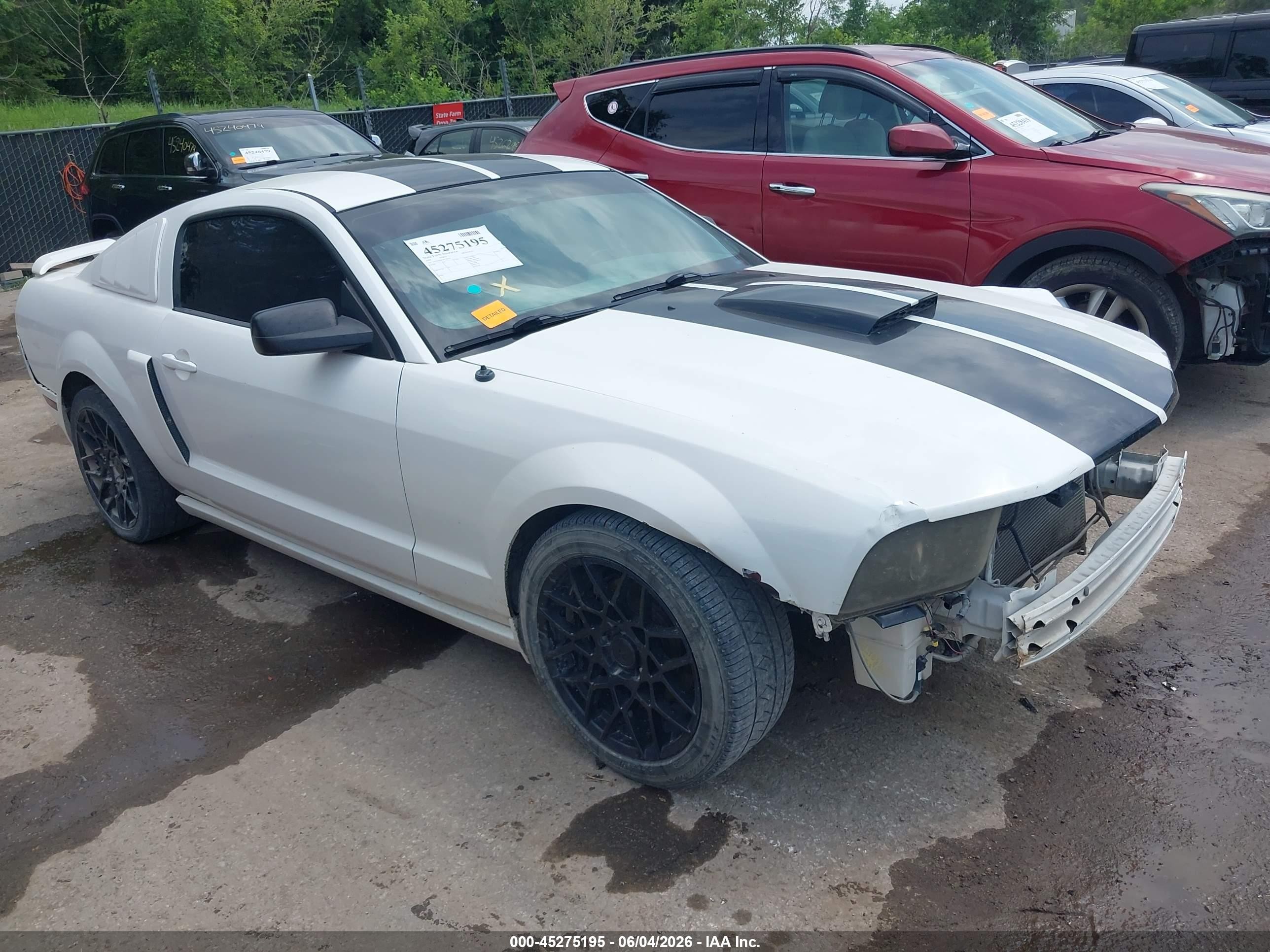 2008 Ford Mustang Gt Deluxe/gt Premium White vin: 1ZVHT82H785178124