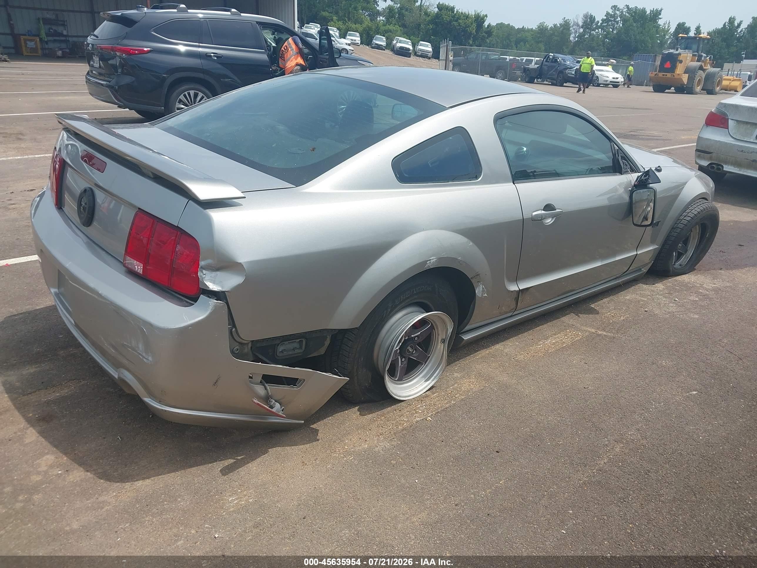 2008 Ford Mustang Gt Deluxe/gt Premium Gray vin: 1ZVHT82H785186045
