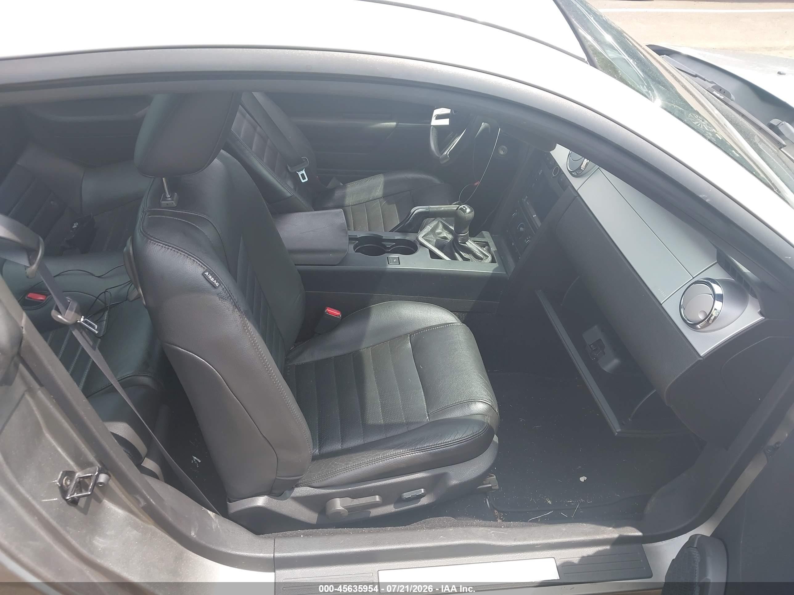 2008 Ford Mustang Gt Deluxe/gt Premium Gray vin: 1ZVHT82H785186045
