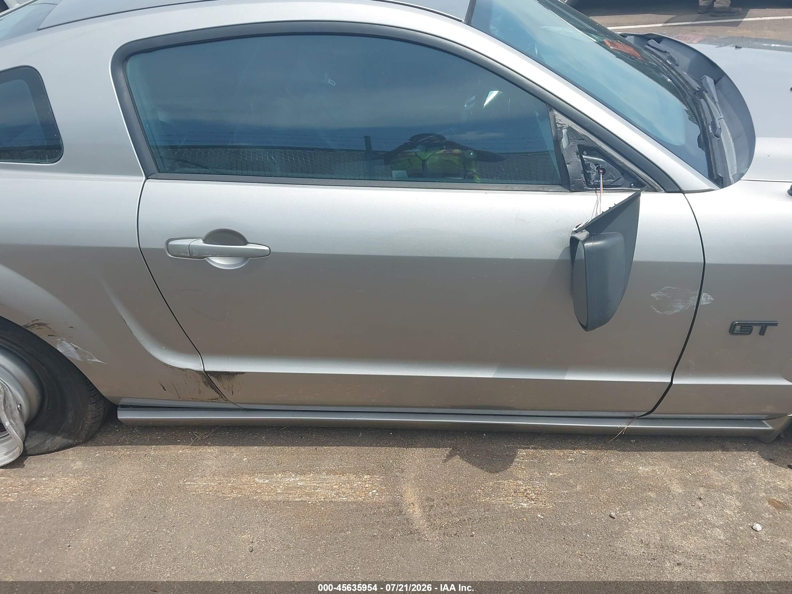 2008 Ford Mustang Gt Deluxe/gt Premium Gray vin: 1ZVHT82H785186045