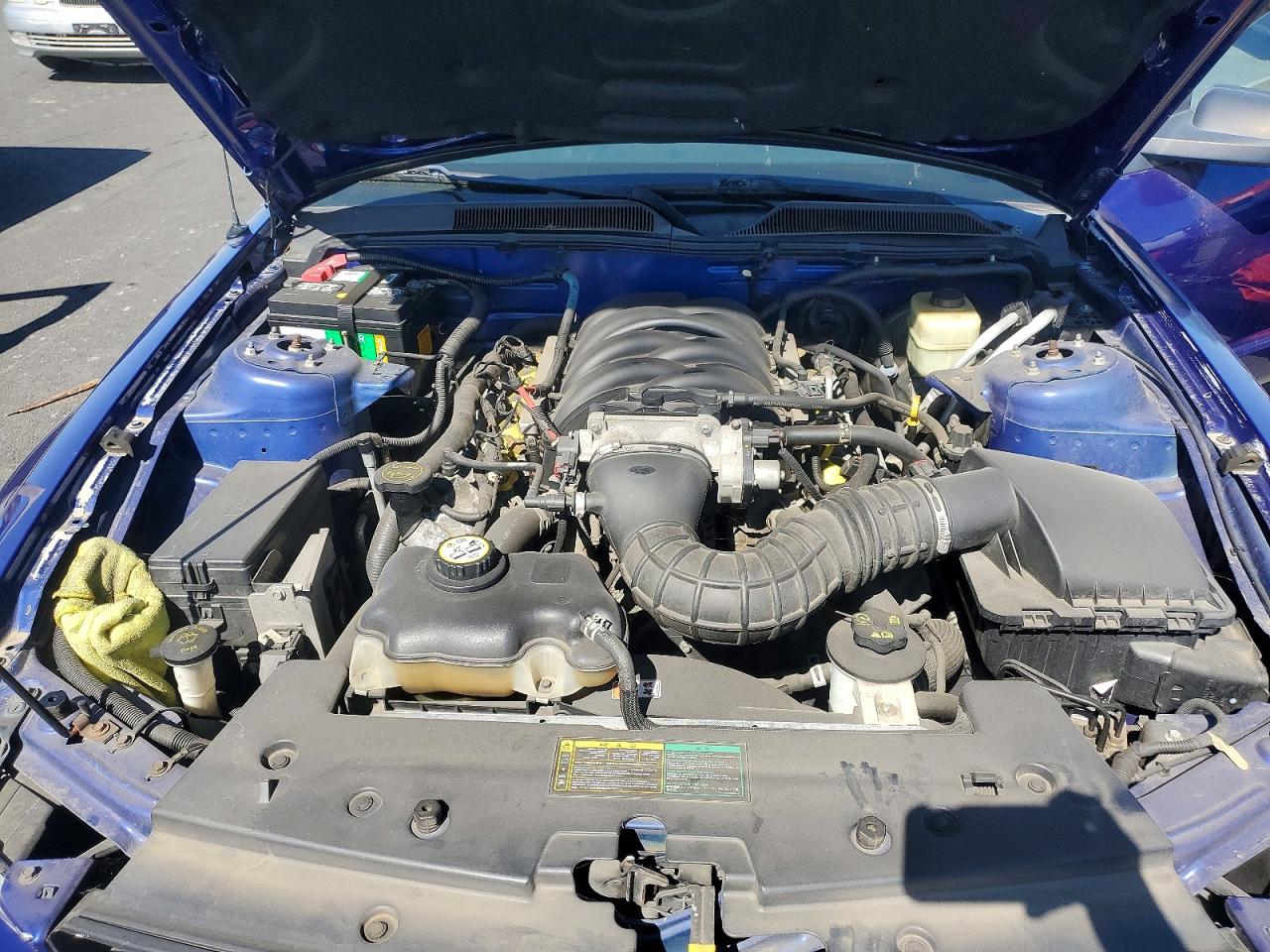 2005 Ford Mustang Gt Blue vin: 1ZVHT82H855251951