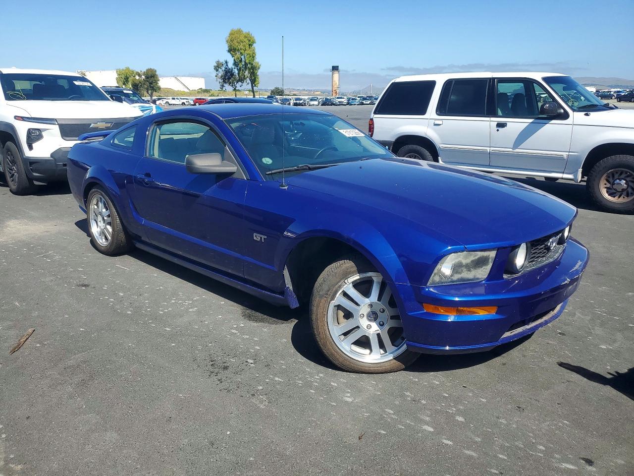 2005 Ford Mustang Gt Blue vin: 1ZVHT82H855251951
