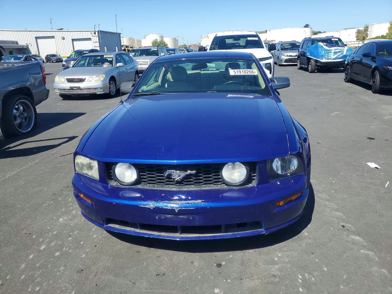 2005 Ford Mustang Gt Blue vin: 1ZVHT82H855251951