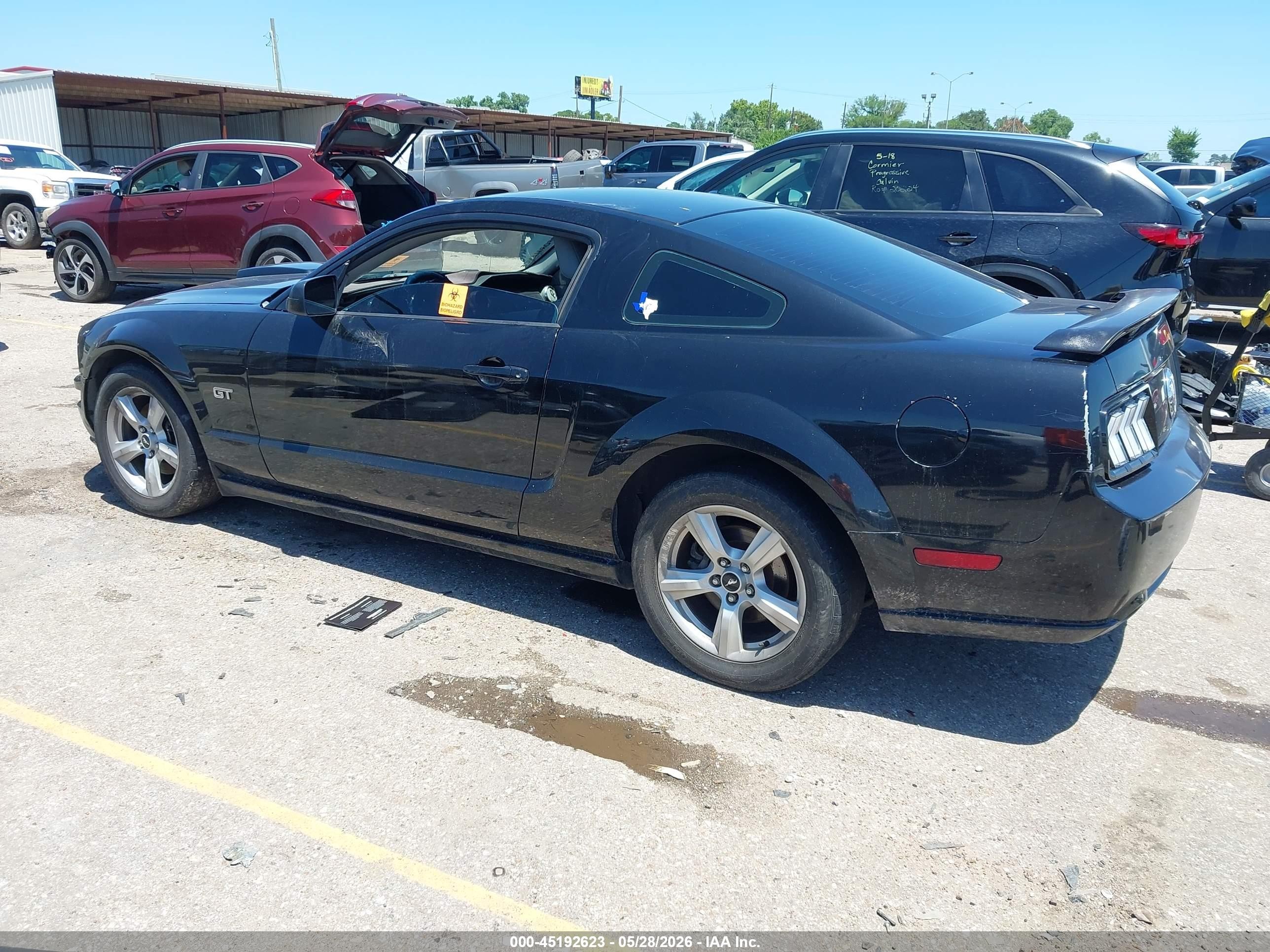 2007 Ford Mustang Gt Deluxe/gt Premium Black vin: 1ZVHT82H875274911