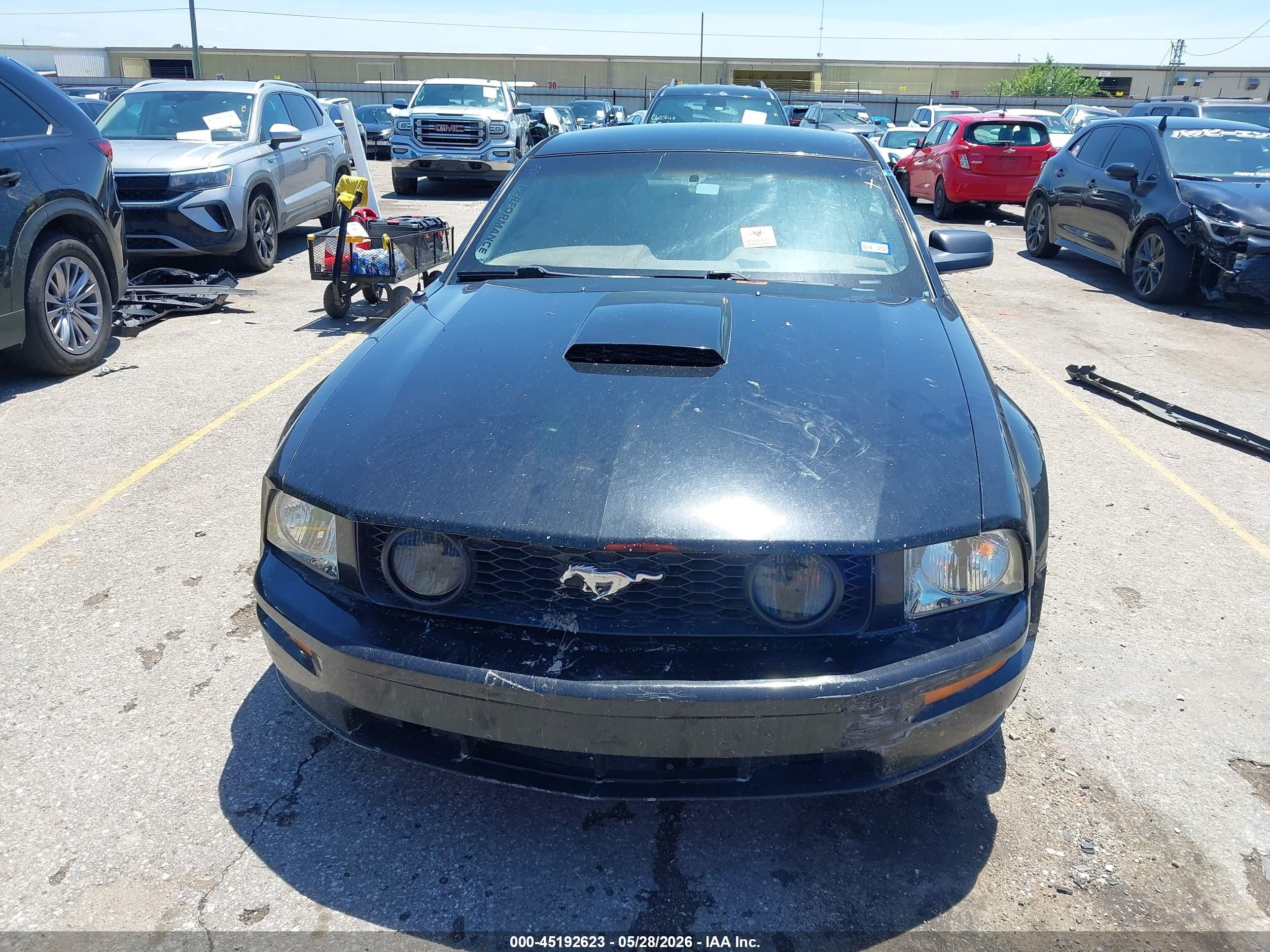 2007 Ford Mustang Gt Deluxe/gt Premium Black vin: 1ZVHT82H875274911