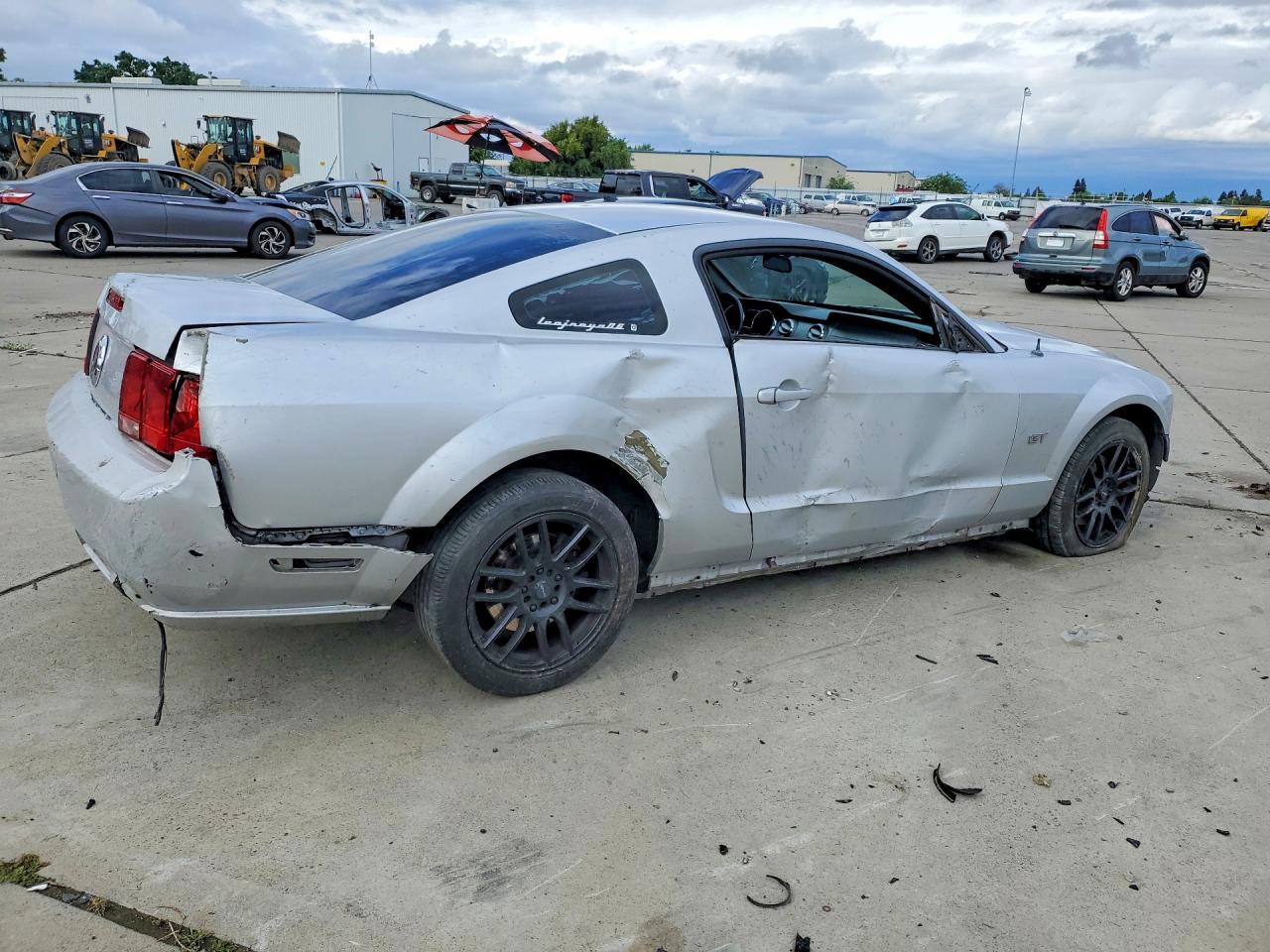 2008 Ford Mustang Gt Silver vin: 1ZVHT82H885118160