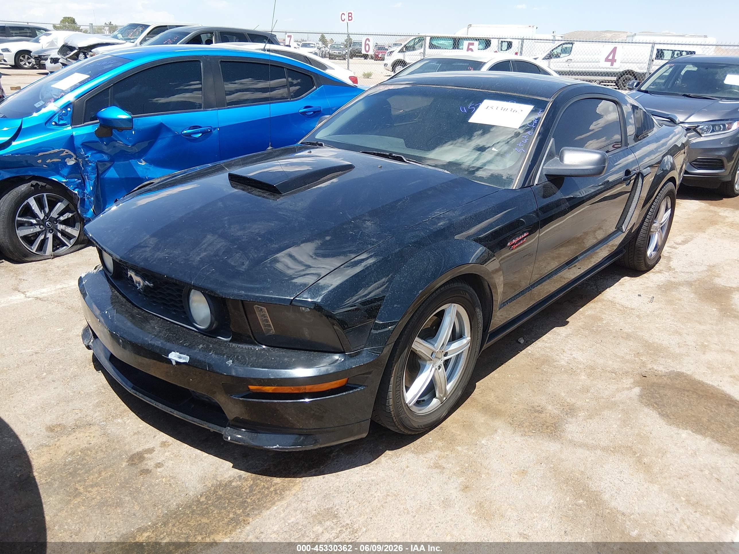 2008 Ford Mustang Gt Premium Black vin: 1ZVHT82H885126131