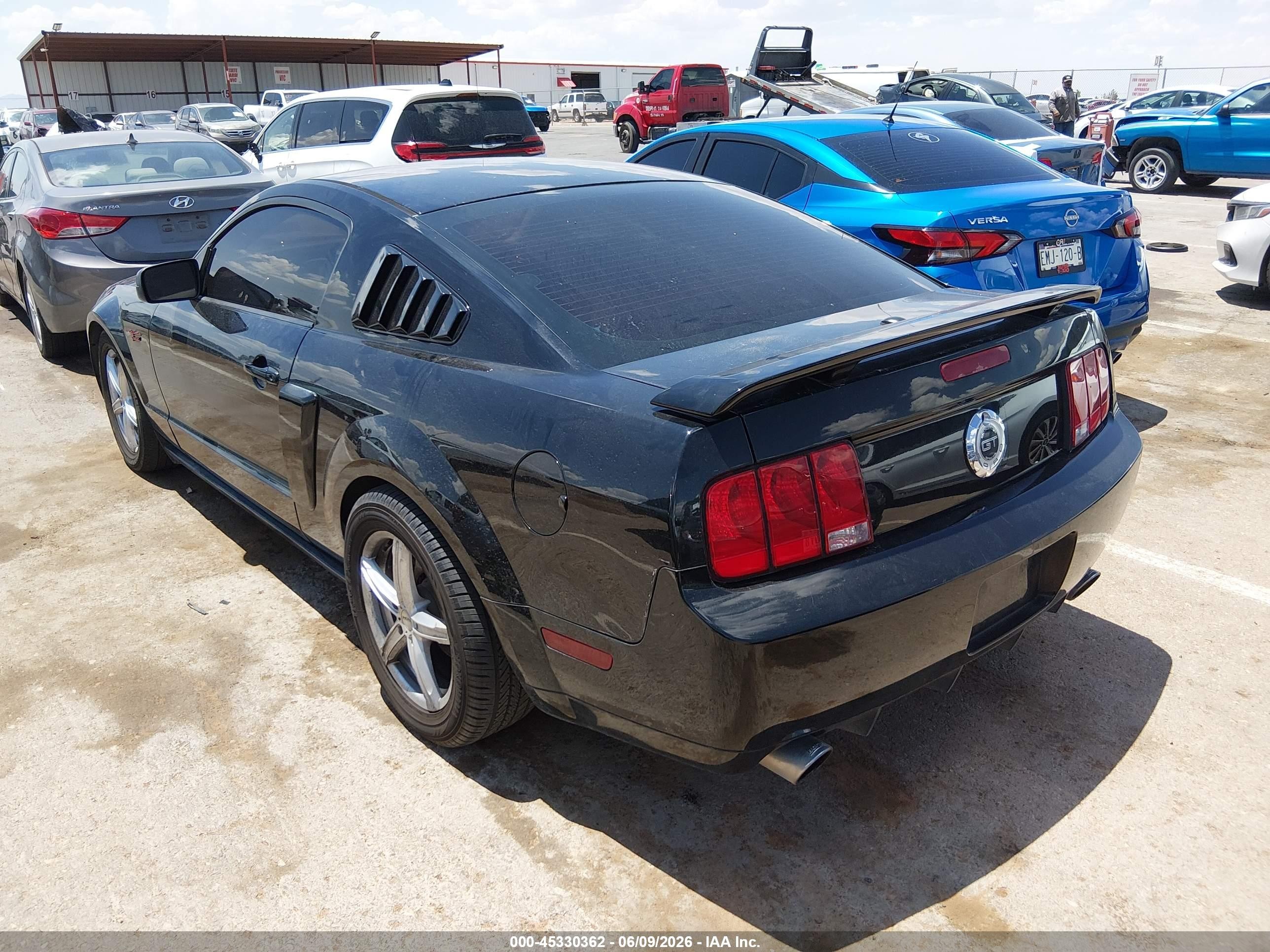 2008 Ford Mustang Gt Premium Black vin: 1ZVHT82H885126131