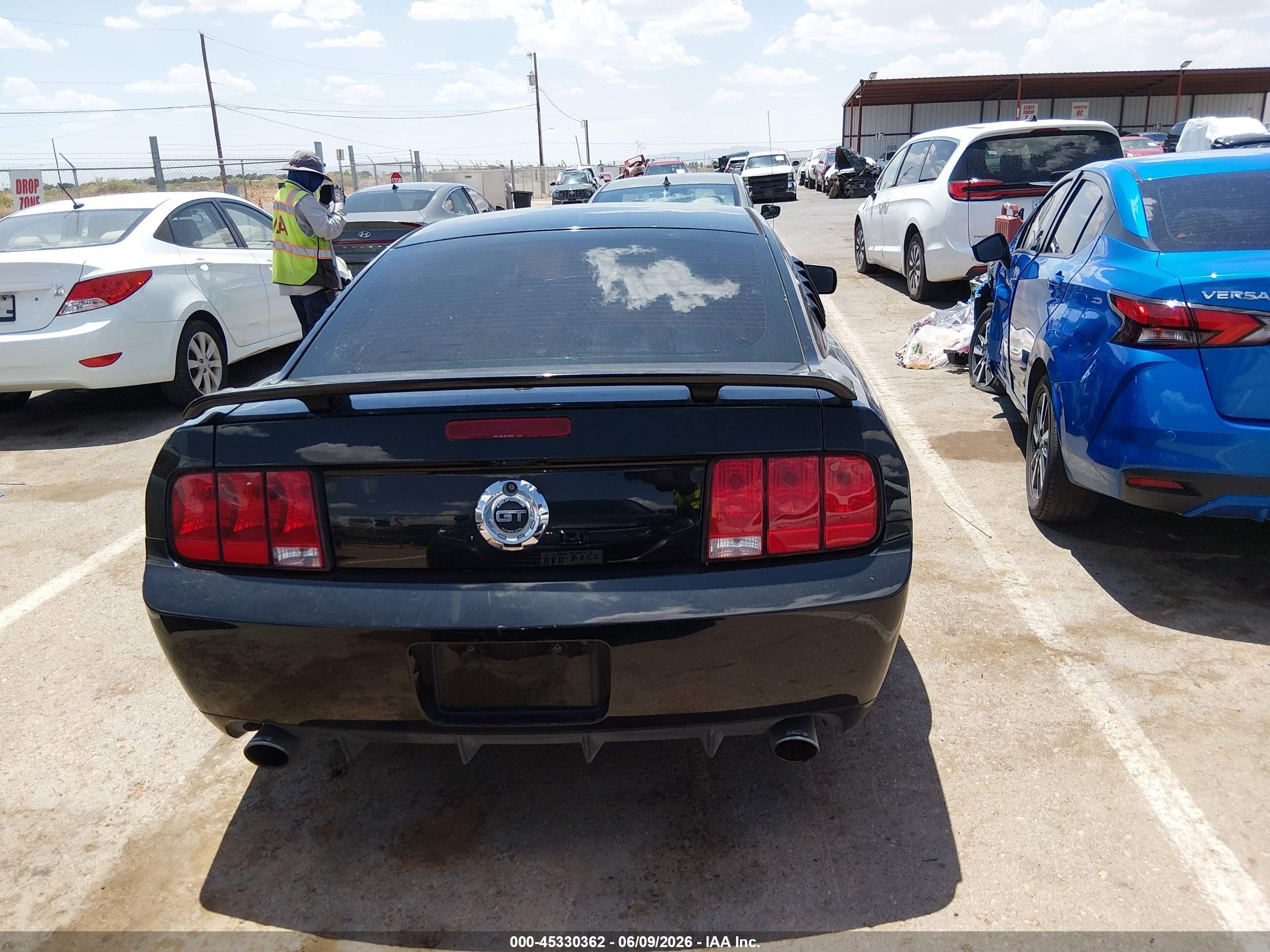 2008 Ford Mustang Gt Premium Black vin: 1ZVHT82H885126131