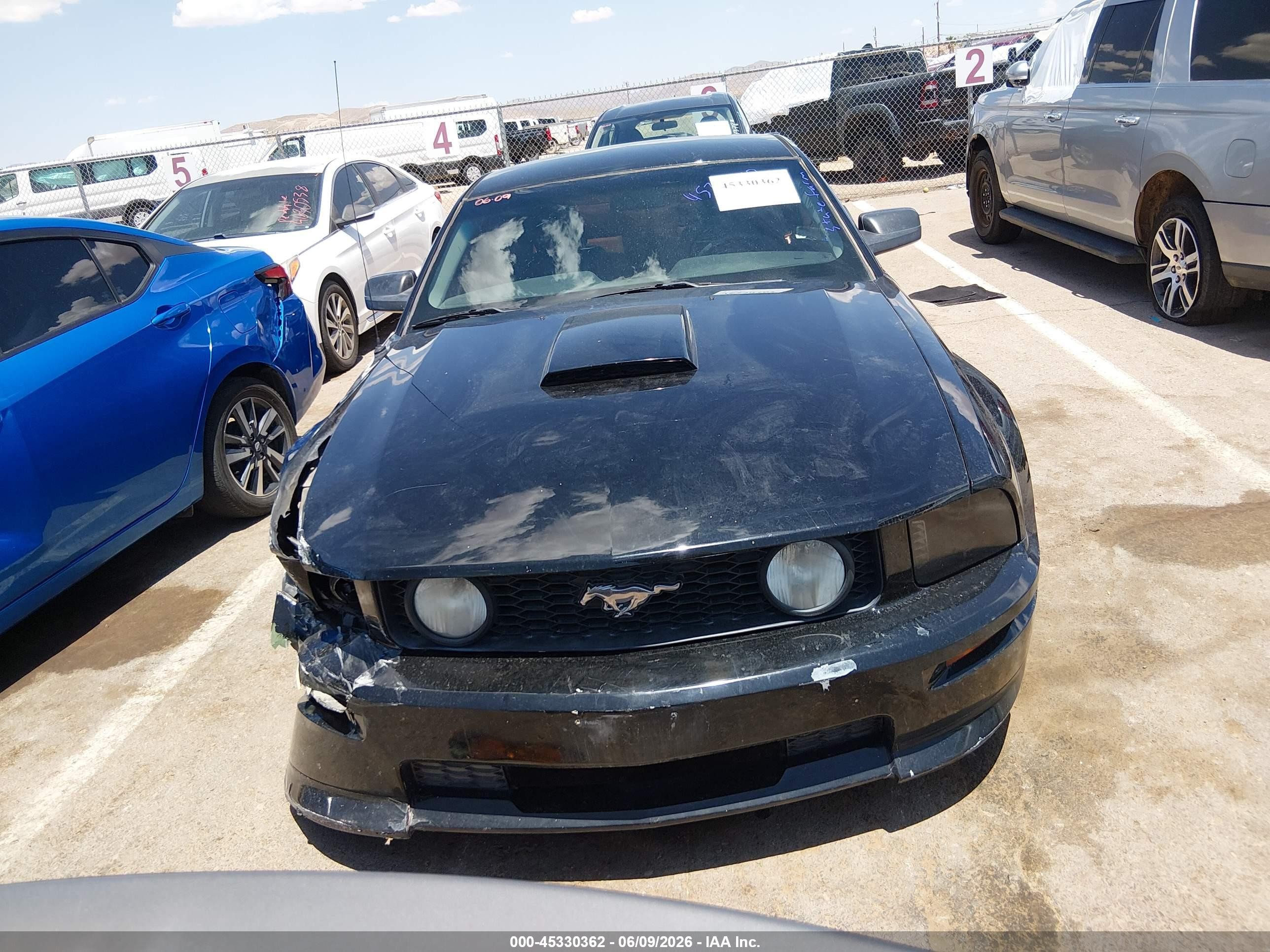 2008 Ford Mustang Gt Premium Black vin: 1ZVHT82H885126131