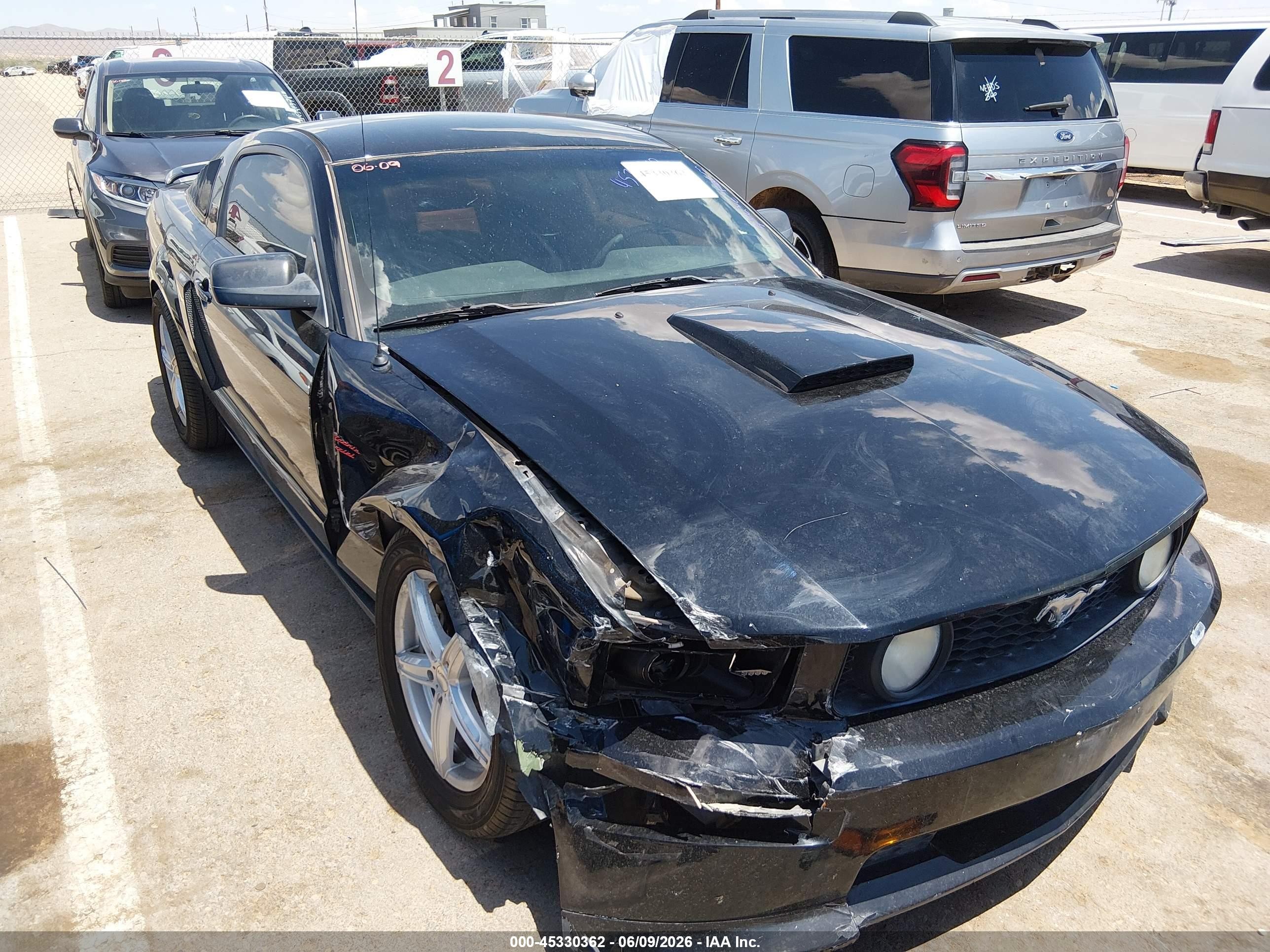 2008 Ford Mustang Gt Premium Black vin: 1ZVHT82H885126131