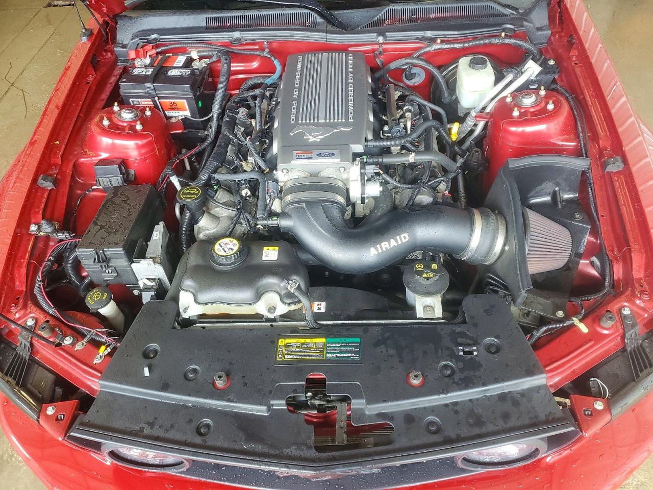 2008 Ford Mustang Gt Red vin: 1ZVHT82H885138926