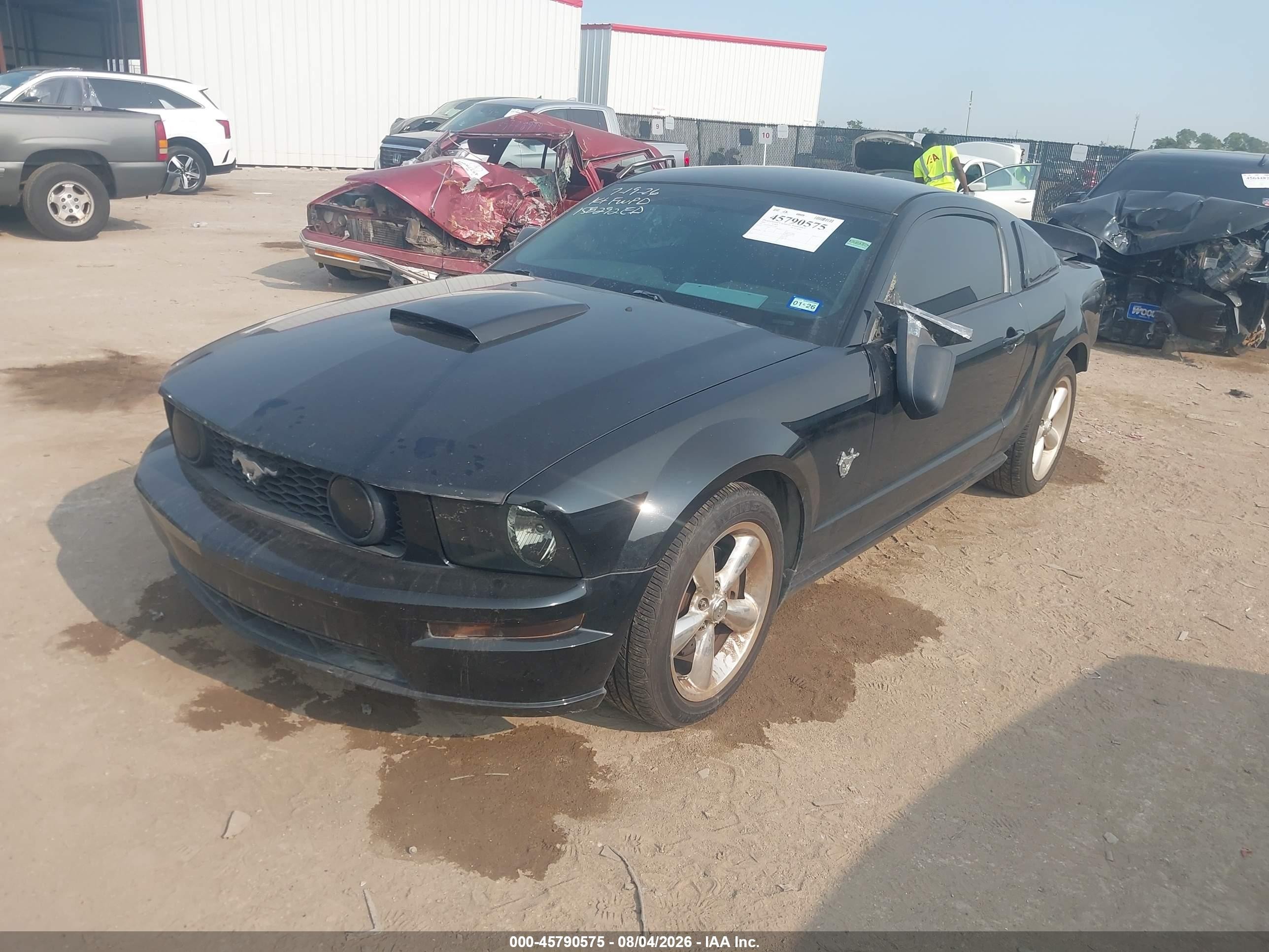 2009 Ford Mustang Gt/gt Premium Black vin: 1ZVHT82H895116863