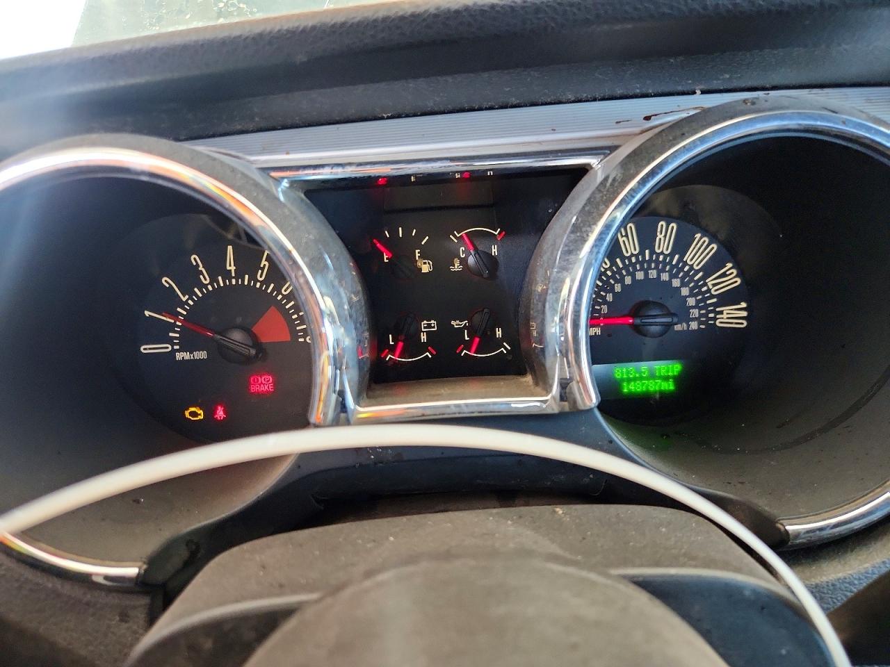 2005 Ford Mustang Gt Black vin: 1ZVHT82H955168478