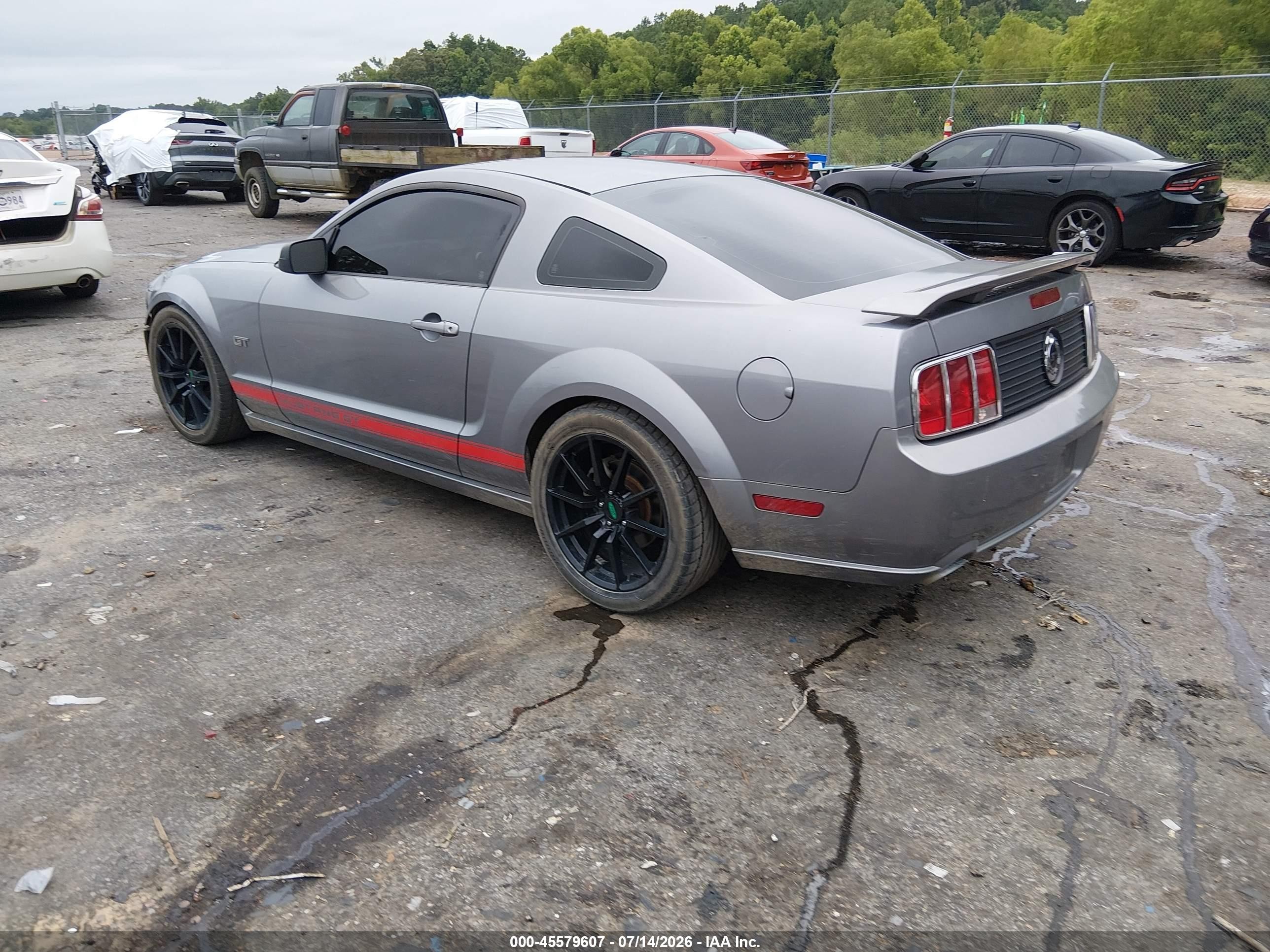 2007 Ford Mustang Gt Deluxe/gt Premium Gray vin: 1ZVHT82H975196039