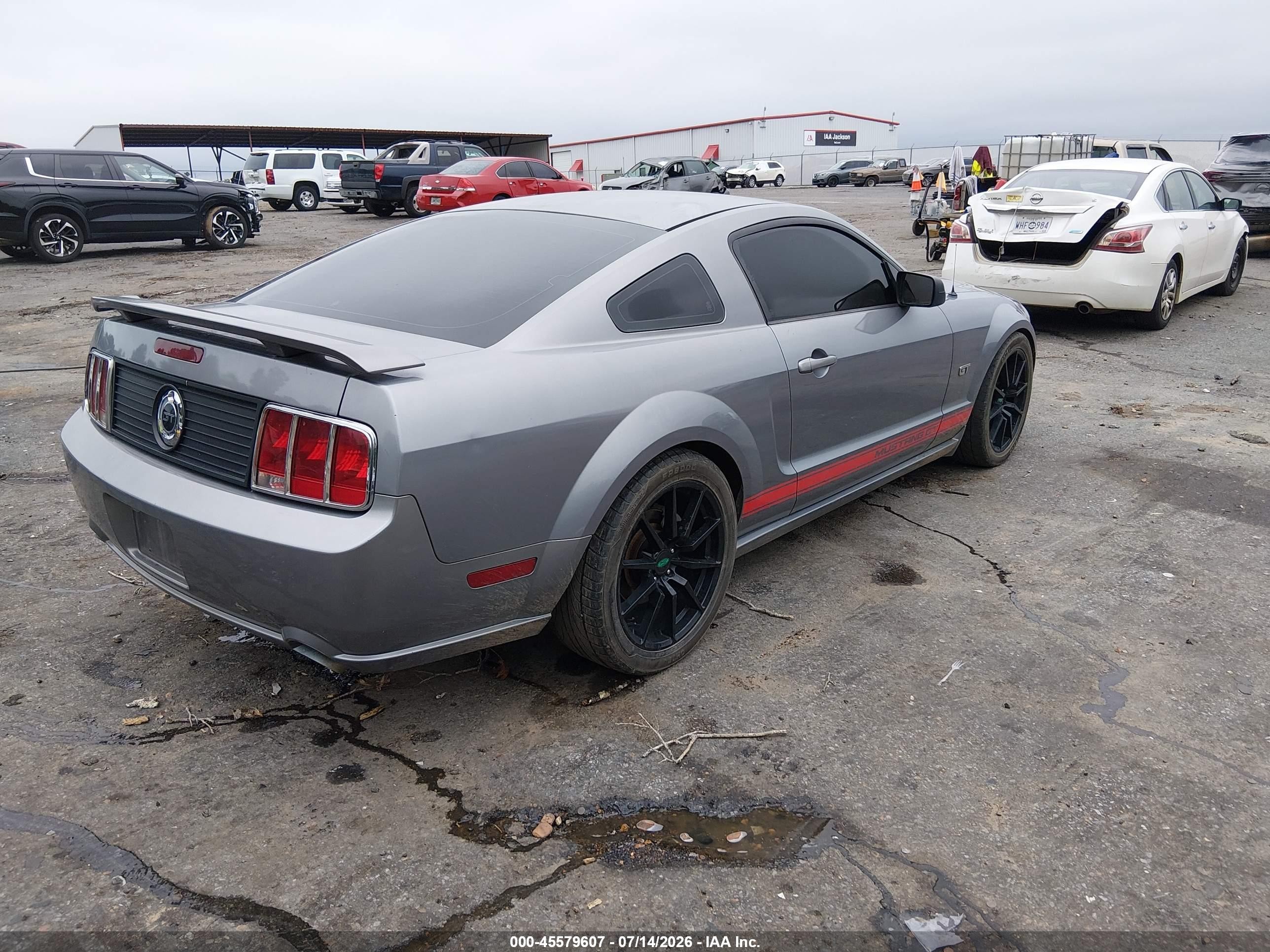 2007 Ford Mustang Gt Deluxe/gt Premium Gray vin: 1ZVHT82H975196039