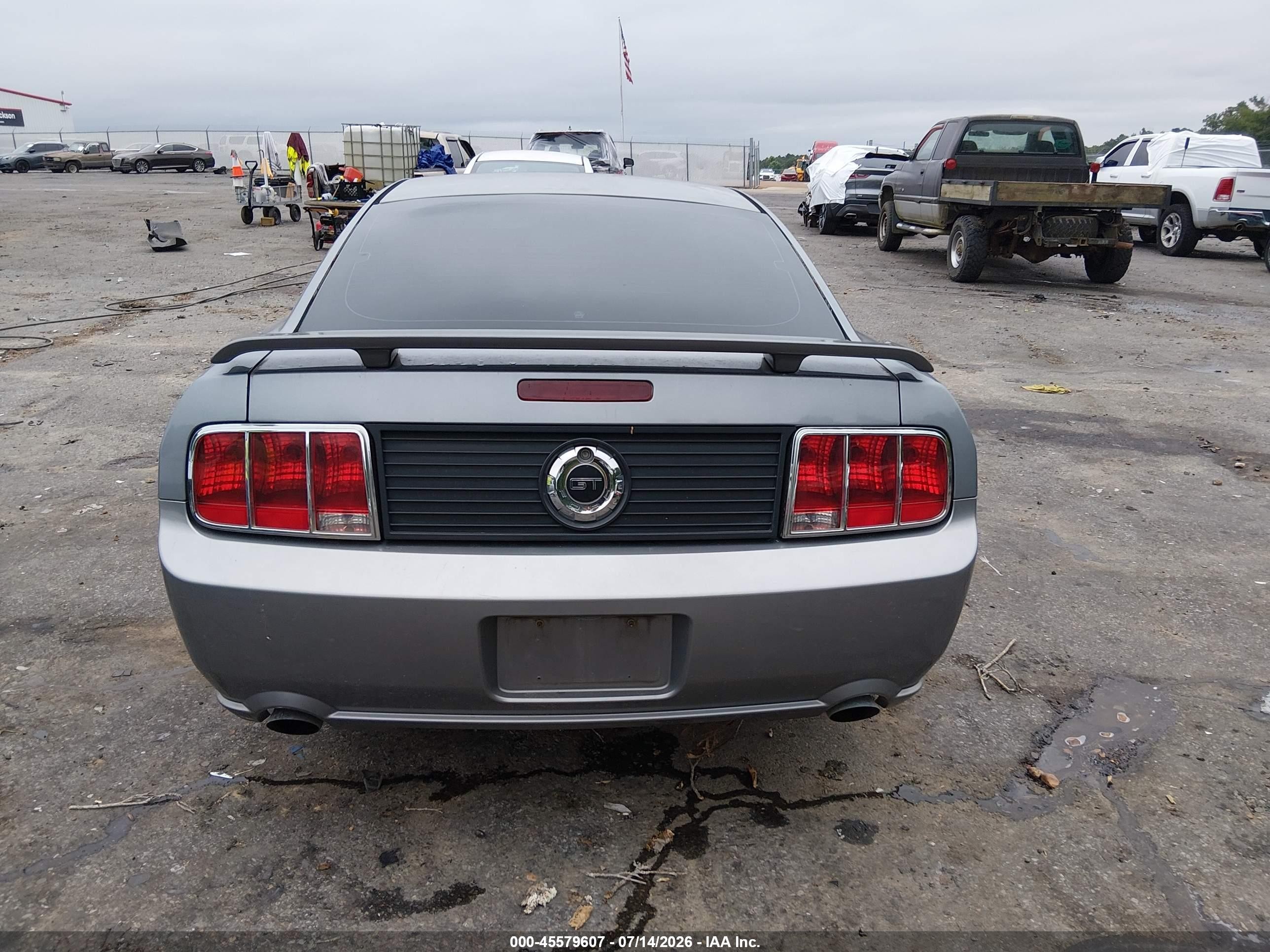 2007 Ford Mustang Gt Deluxe/gt Premium Gray vin: 1ZVHT82H975196039