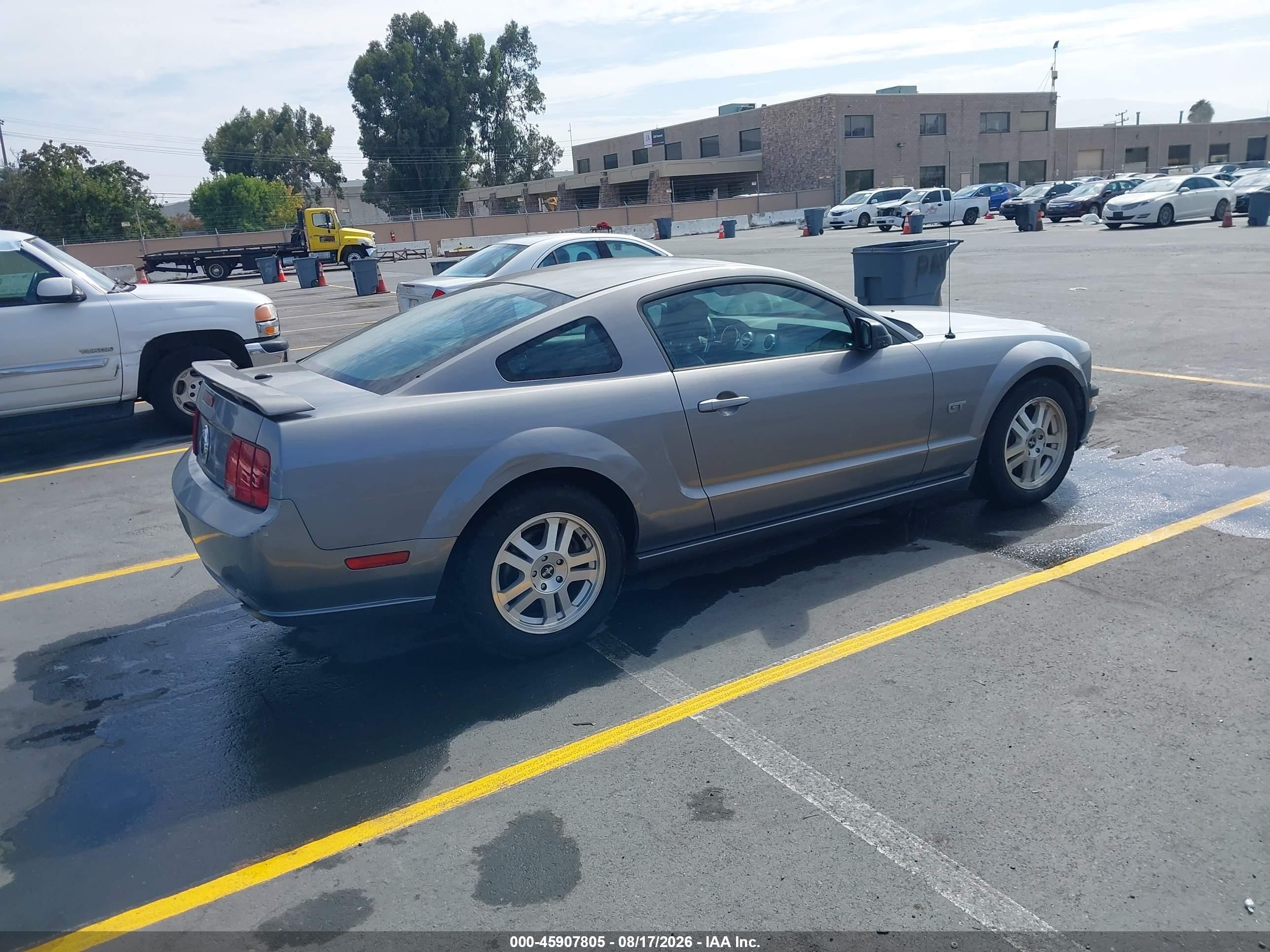 2007 Ford Mustang Gt Deluxe/gt Premium Gray vin: 1ZVHT82H975212613