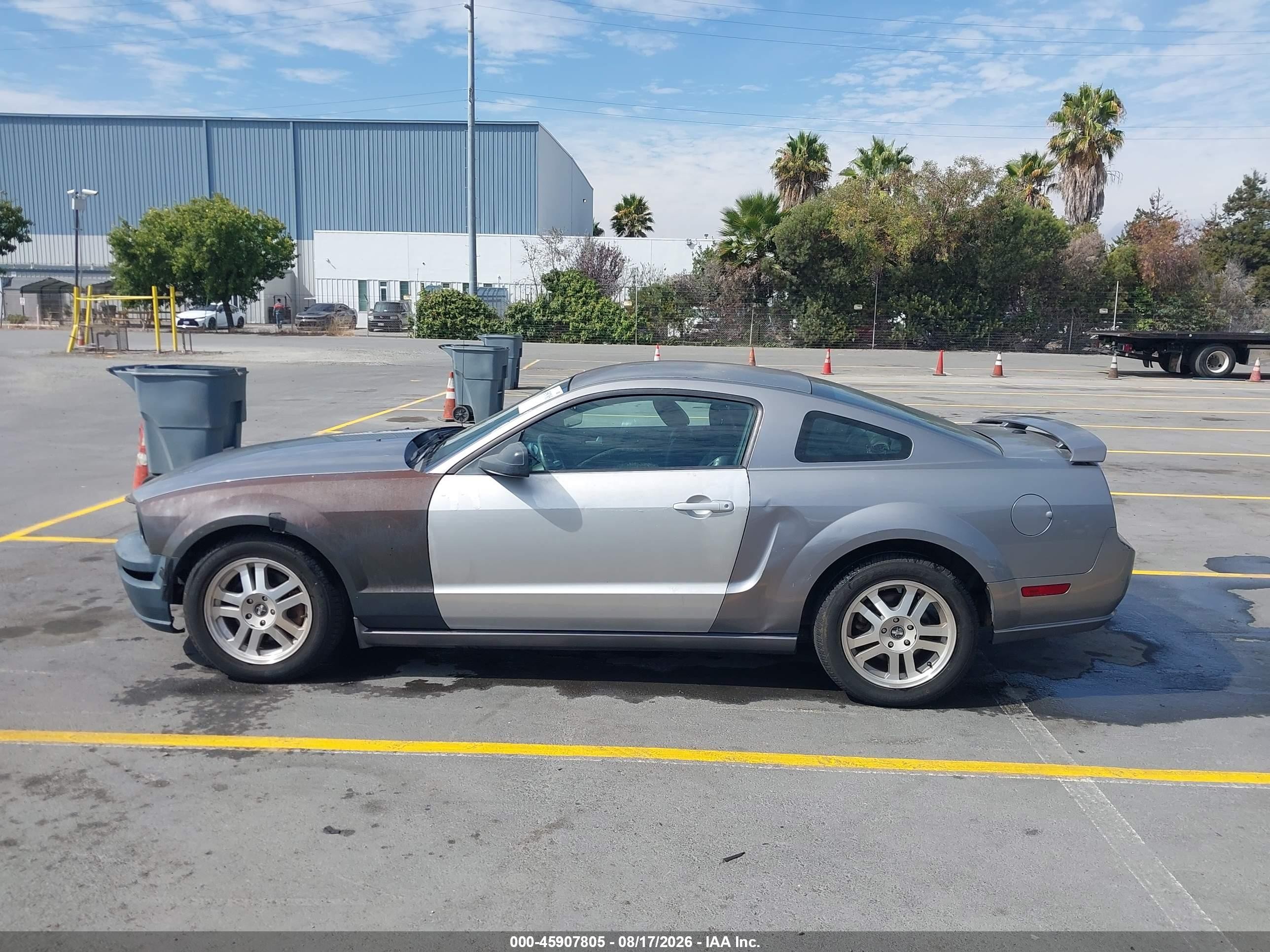 2007 Ford Mustang Gt Deluxe/gt Premium Gray vin: 1ZVHT82H975212613